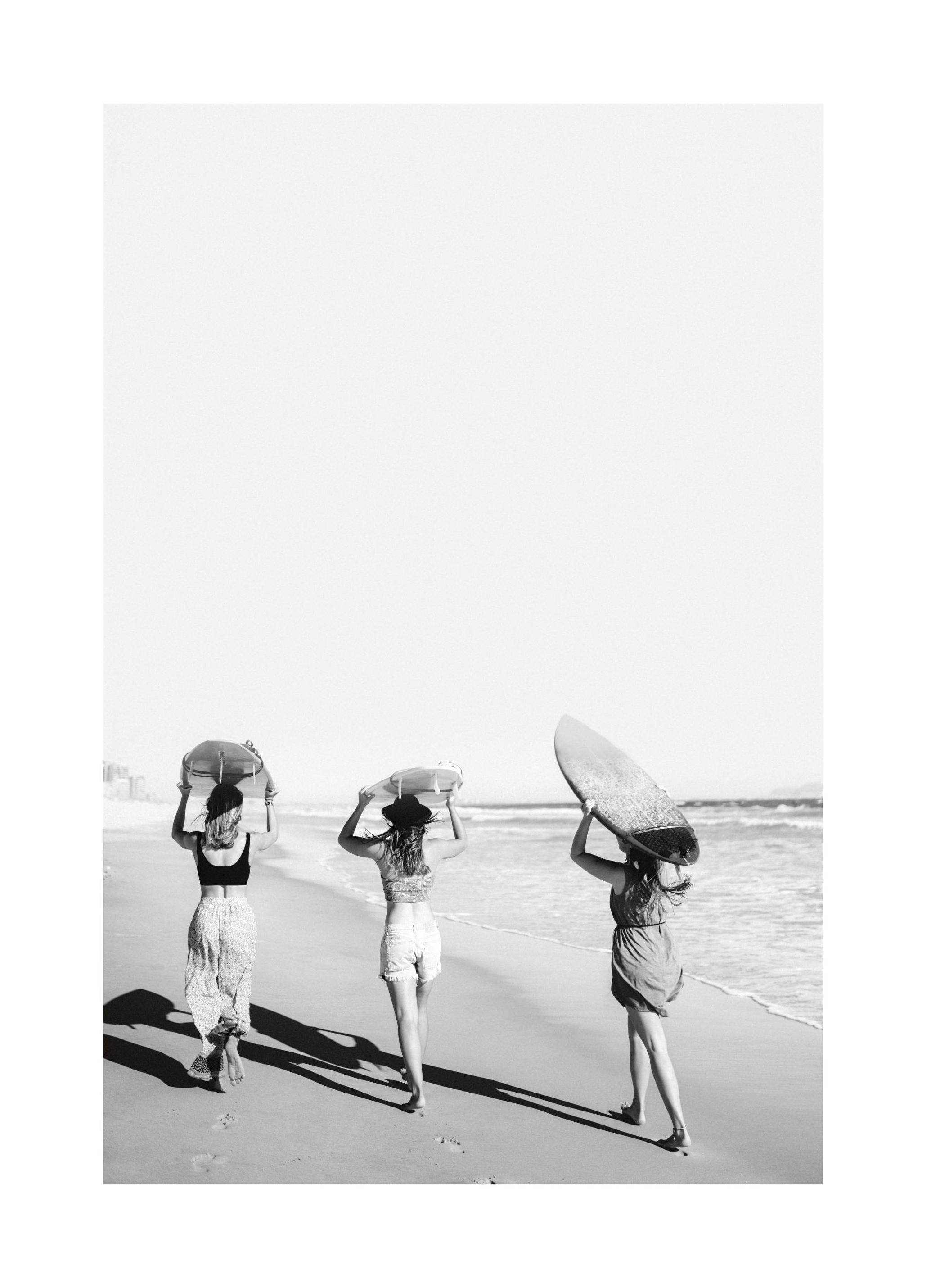 Catch a Wave Poster (30x40 cm) -  Schwarz-Weiß-Bilder