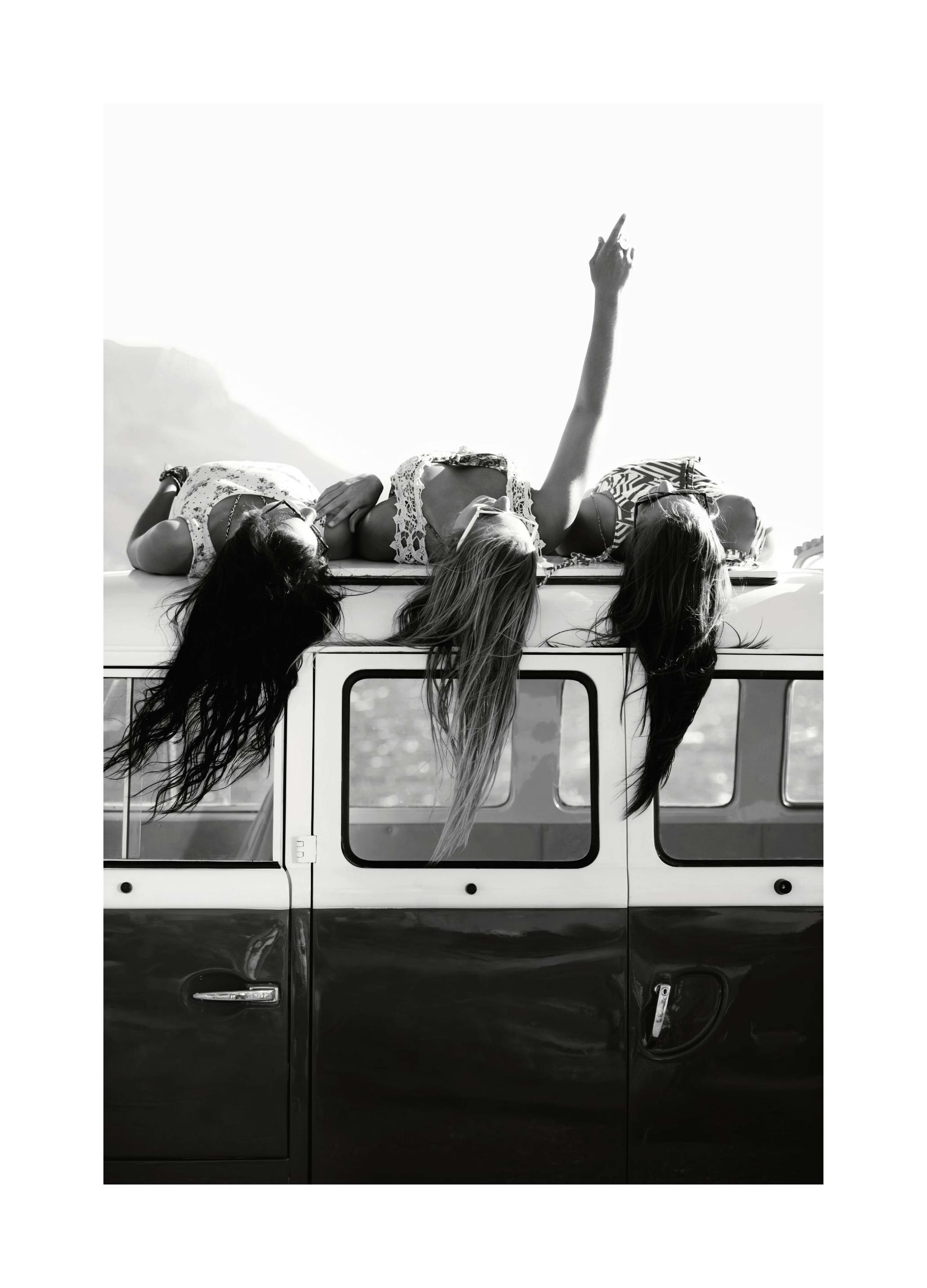 Roadtrip Friends Poster (50x70 cm)- Quadri e poster in bianco e nero