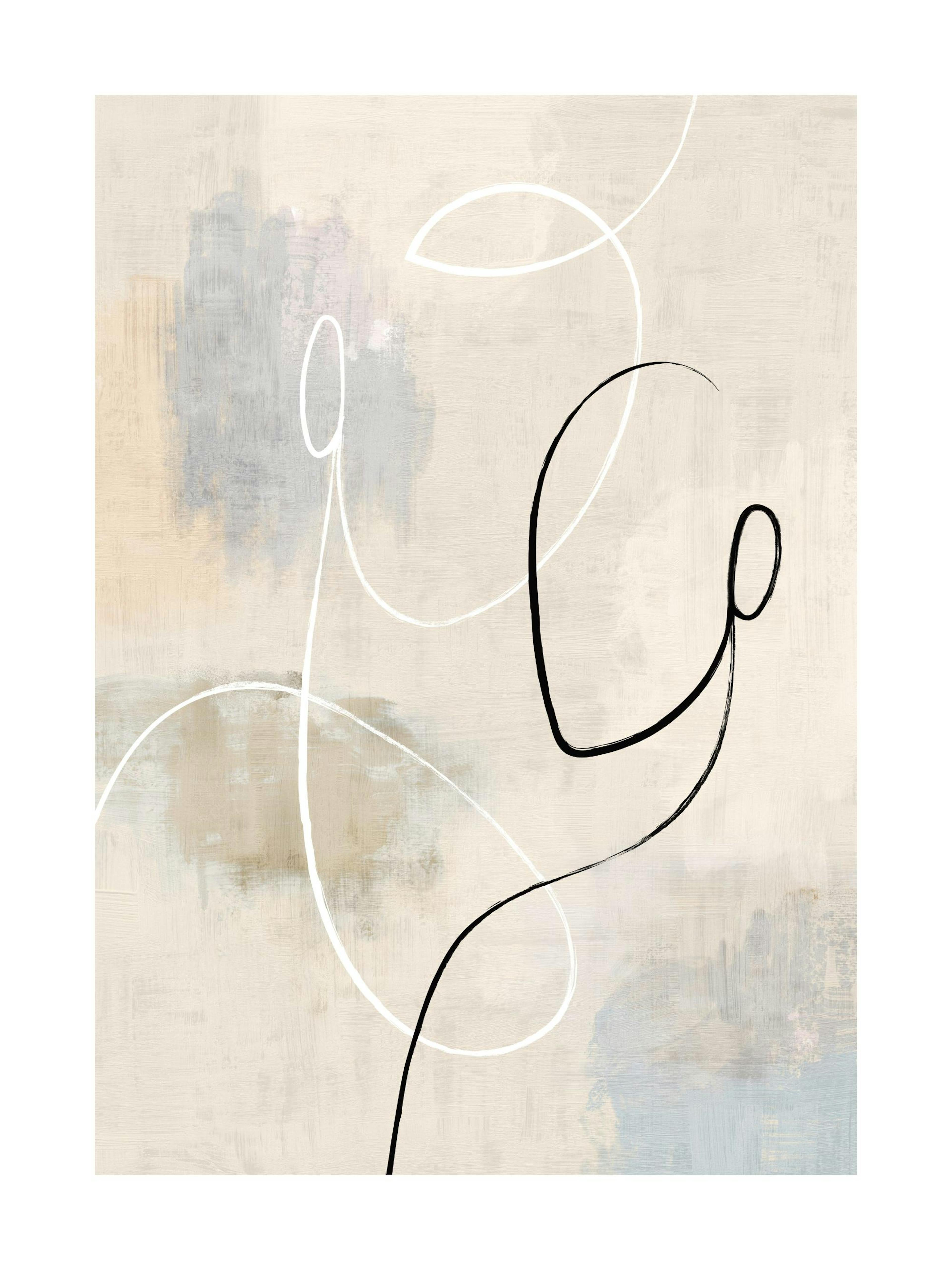 Dual Lines No1 Print