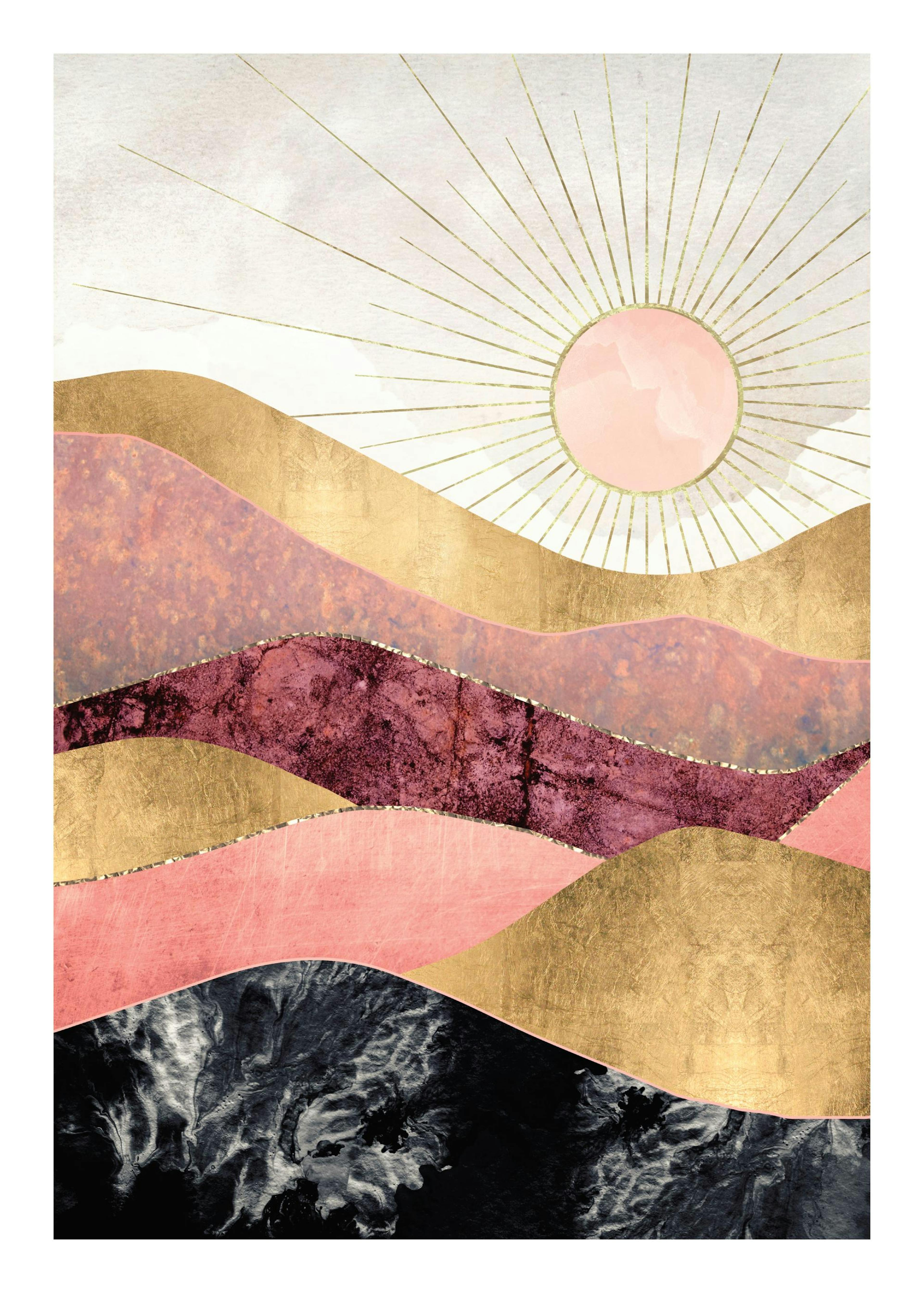 SpaceFrog Designs - Blush Sun Affiche 0
