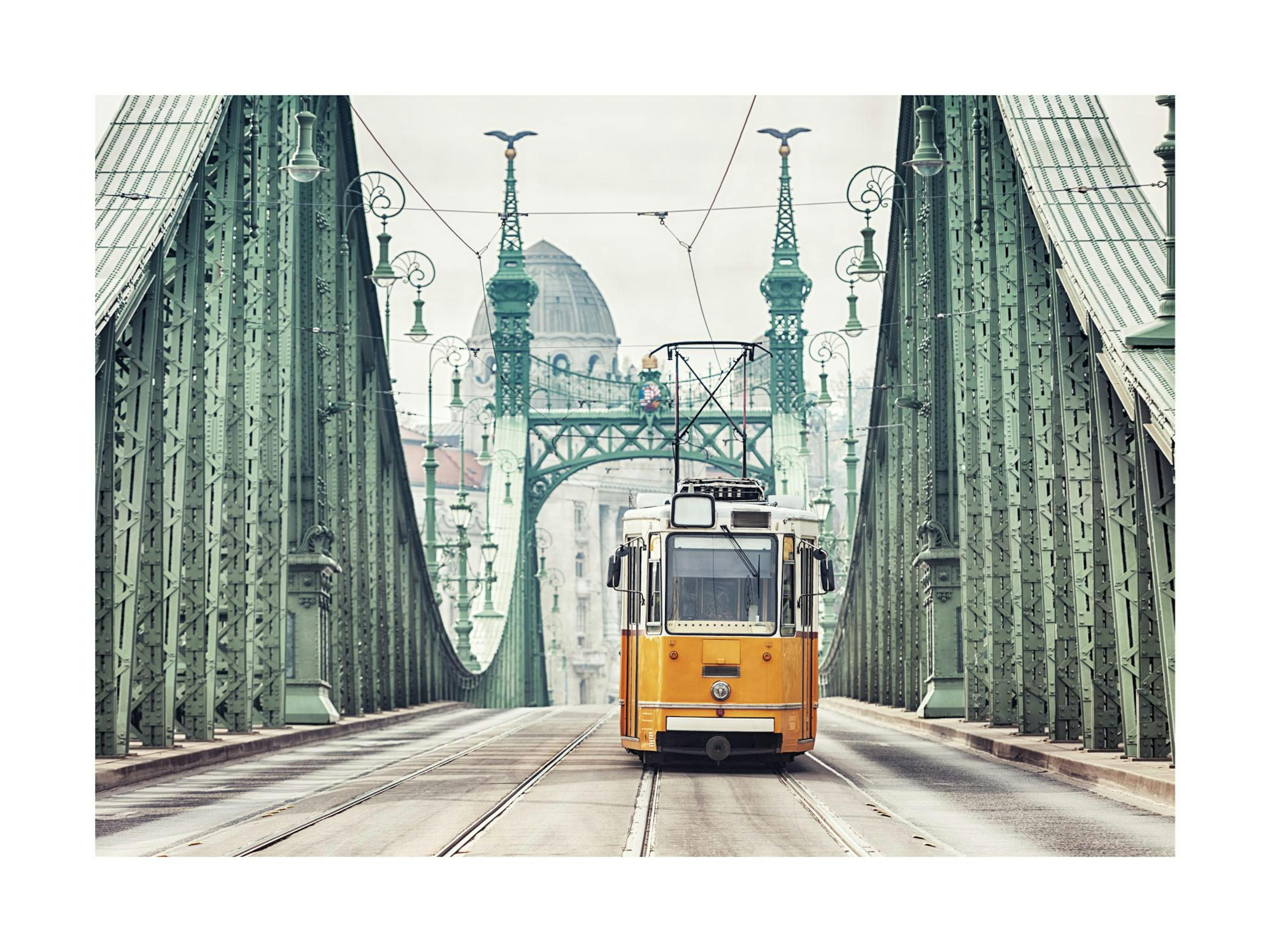 Budapest Tram Poster