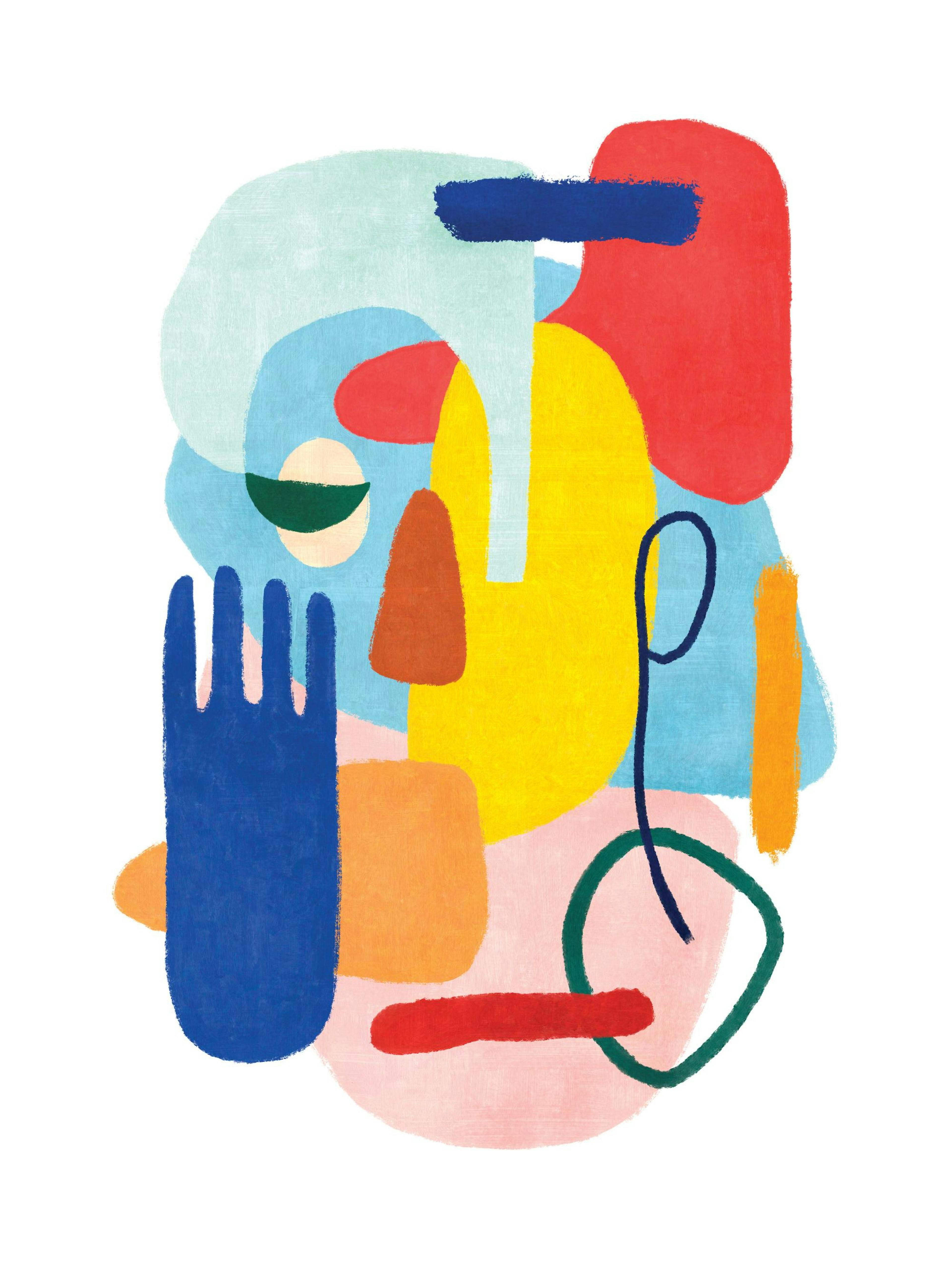 Colorful Abstract No2 Print