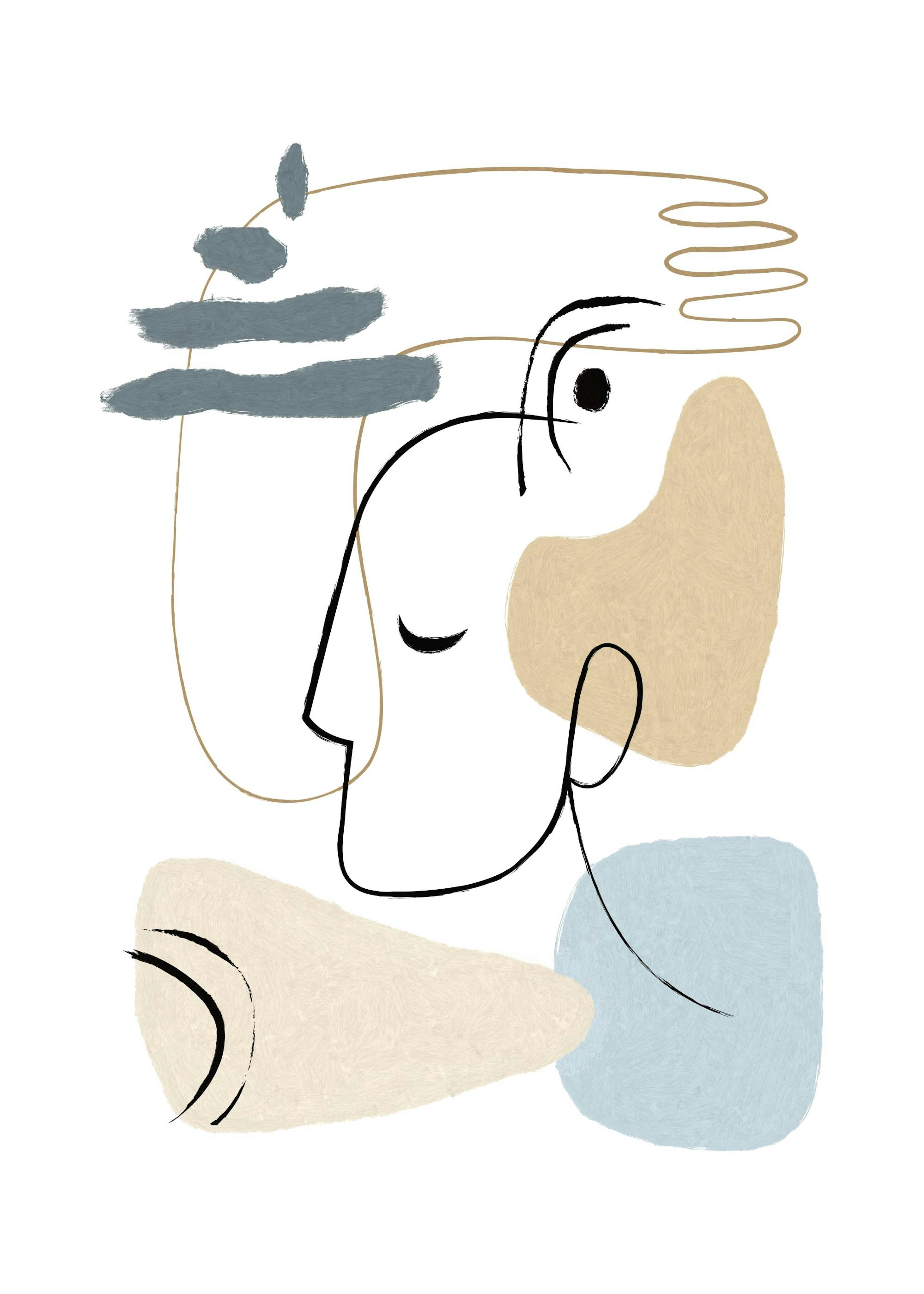 Abstract Forms No1 Poster 0