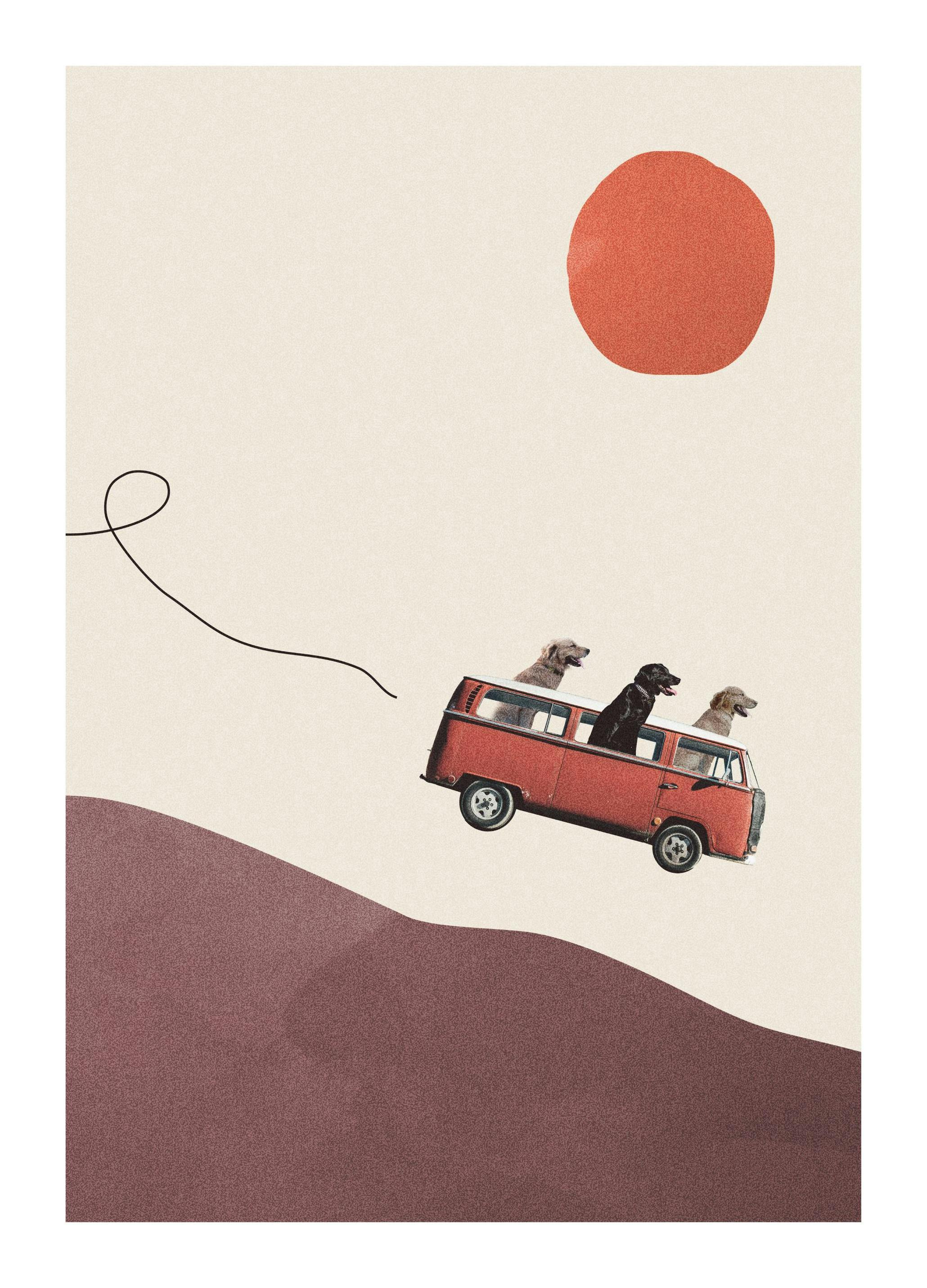 Maarten Leon - Adventure Gang Affiche (30x40 cm) - Maarten Leon