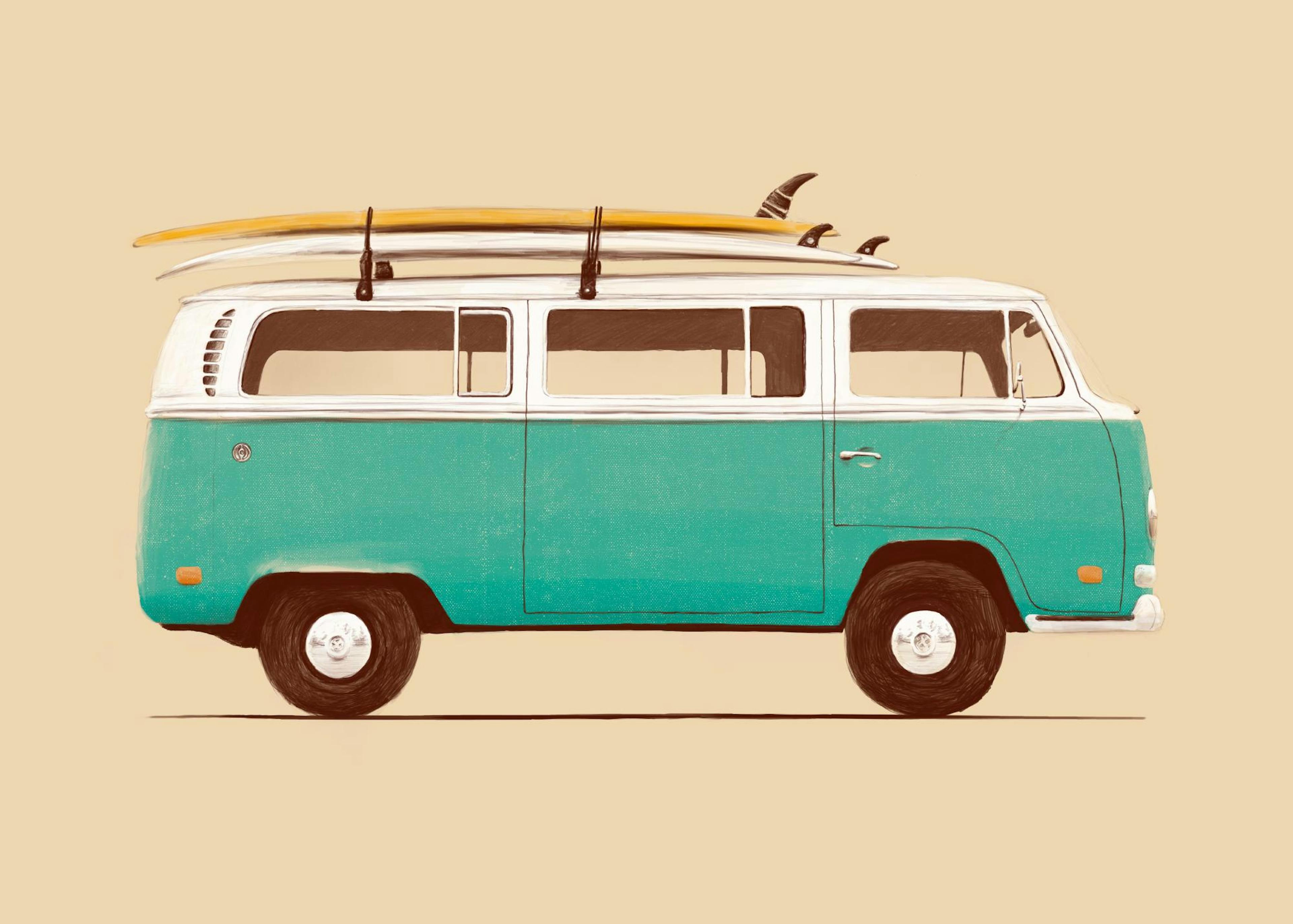 Florent Bodart - Blue Van Print 0
