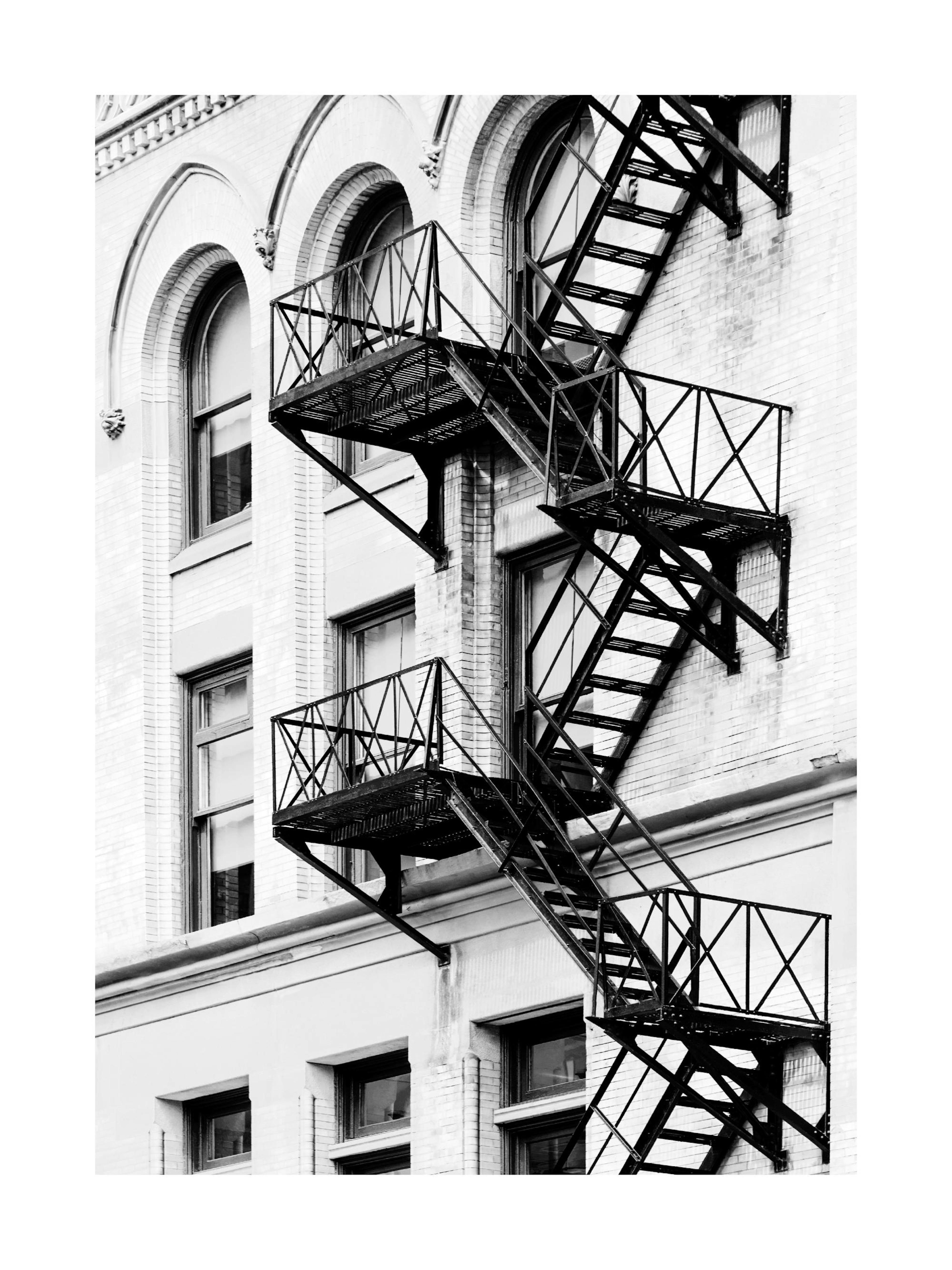 New York Fire Escape Poster