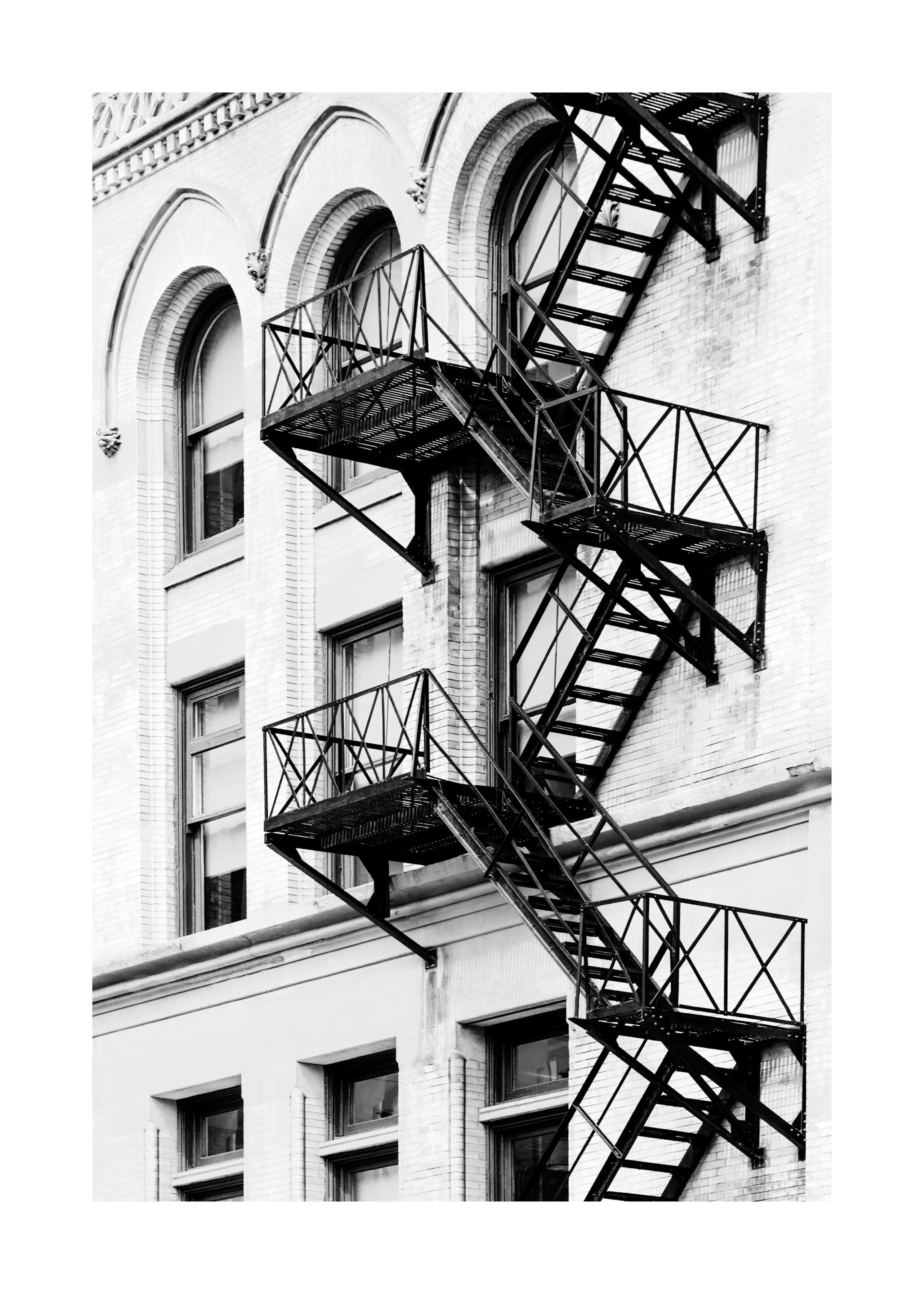 New York Fire Escape Juliste 0
