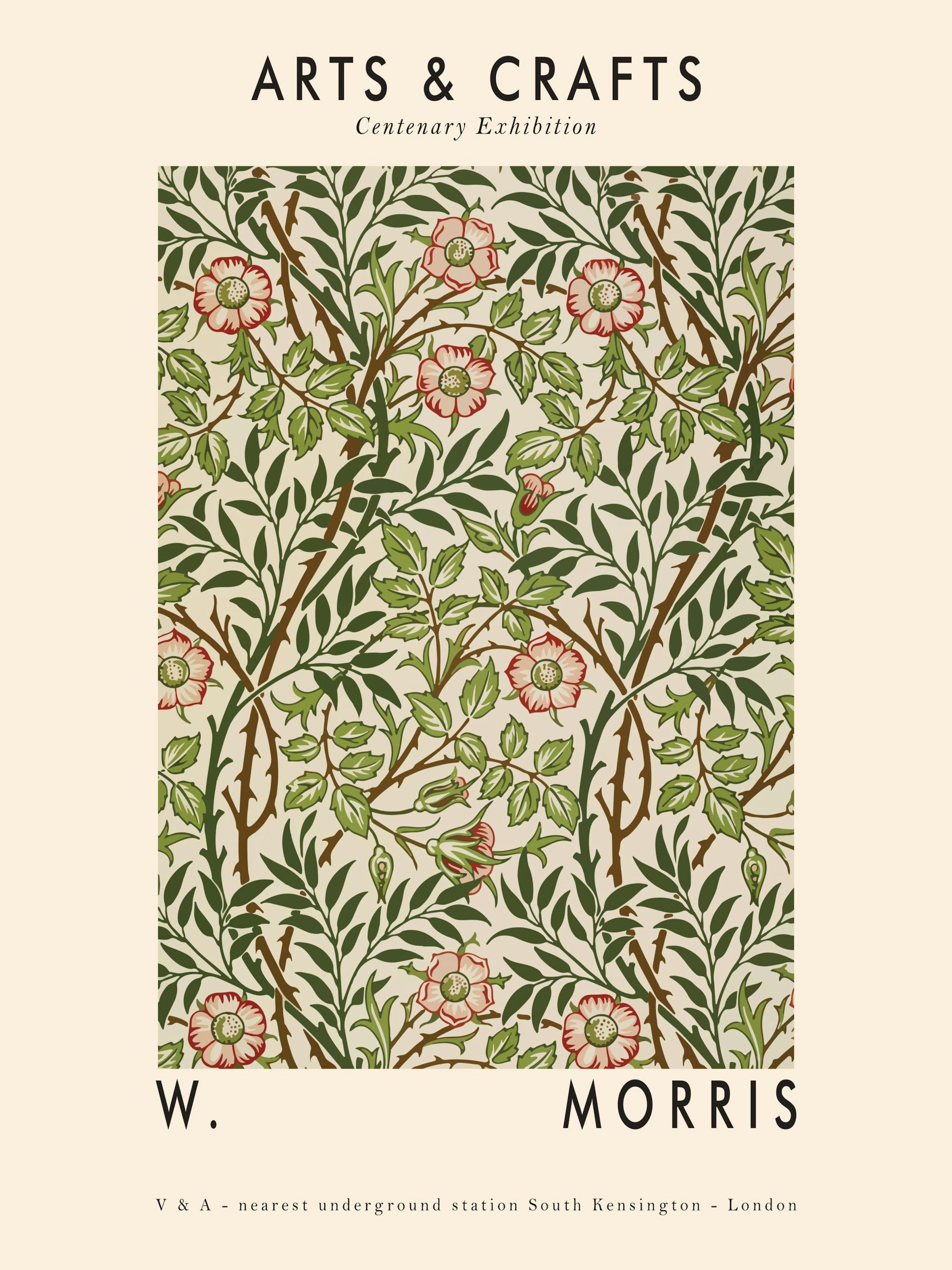 Arts & Crafts Green Plakat
