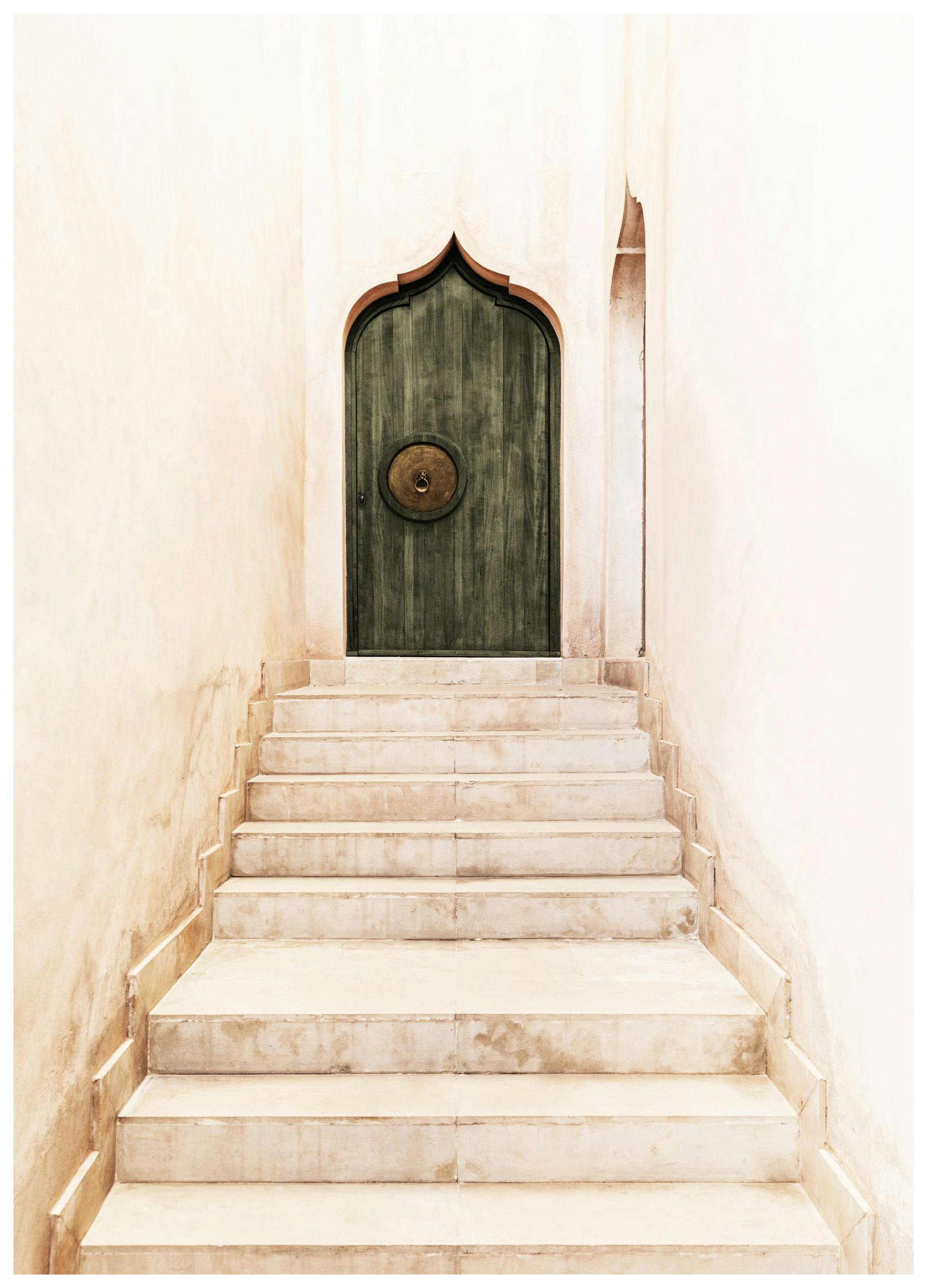 Prints - Marrakech Green Door Print (30x40 cm) - Architecture posters