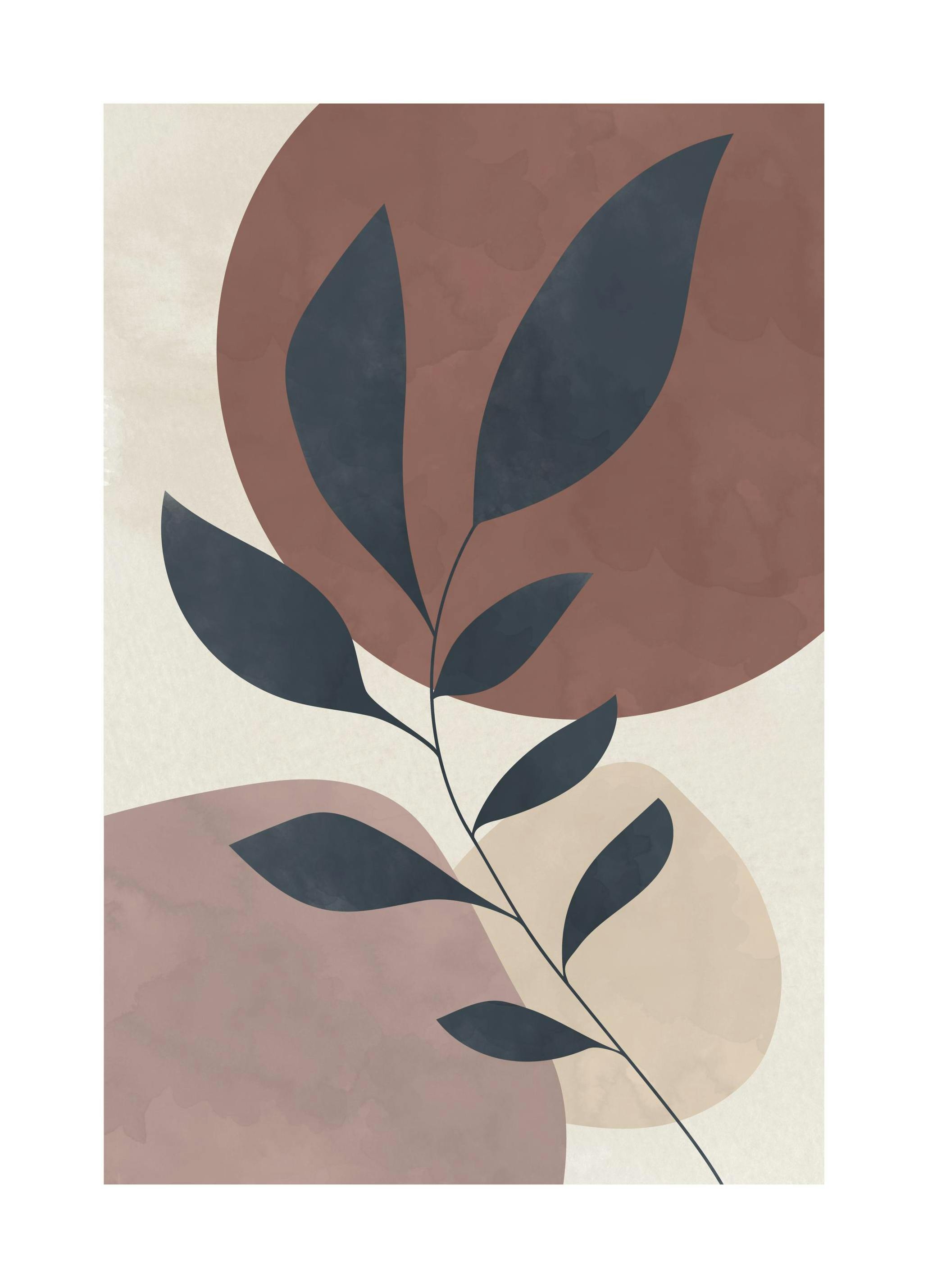 Branch Silhouette No2 Poster (21x30 cm) - Botanische posters