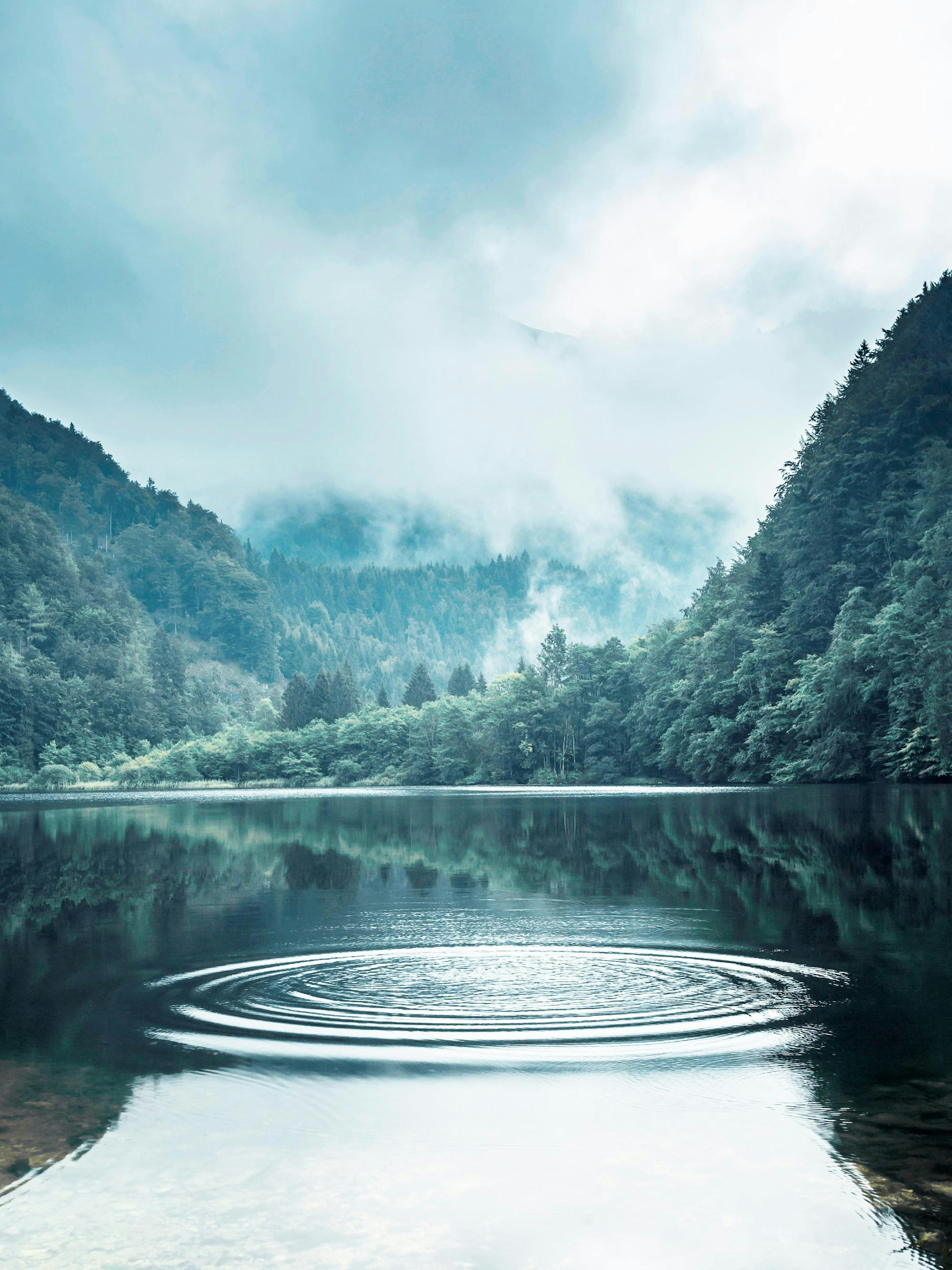 Rings on the Water Print