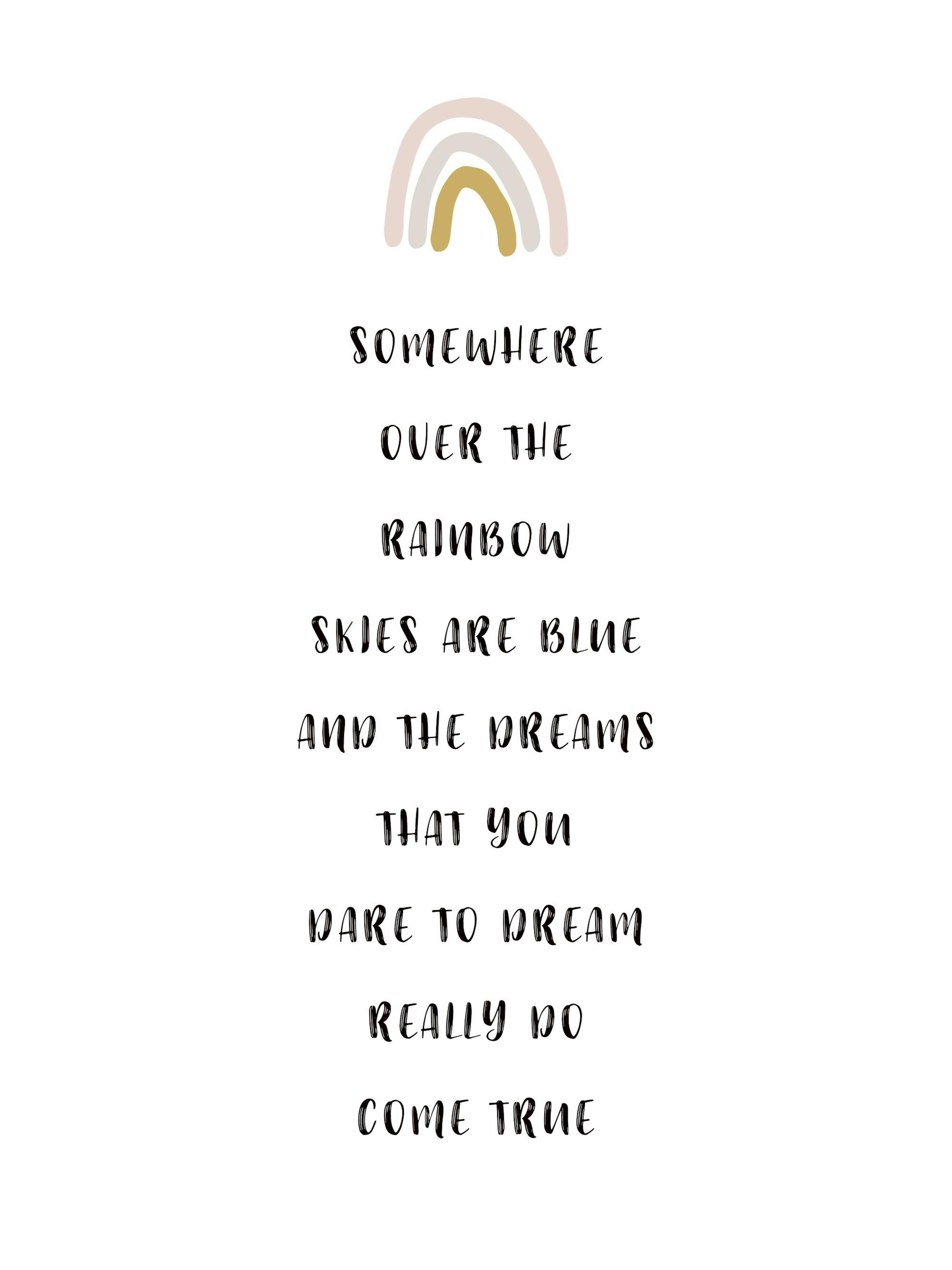 Over The Rainbow Print 0