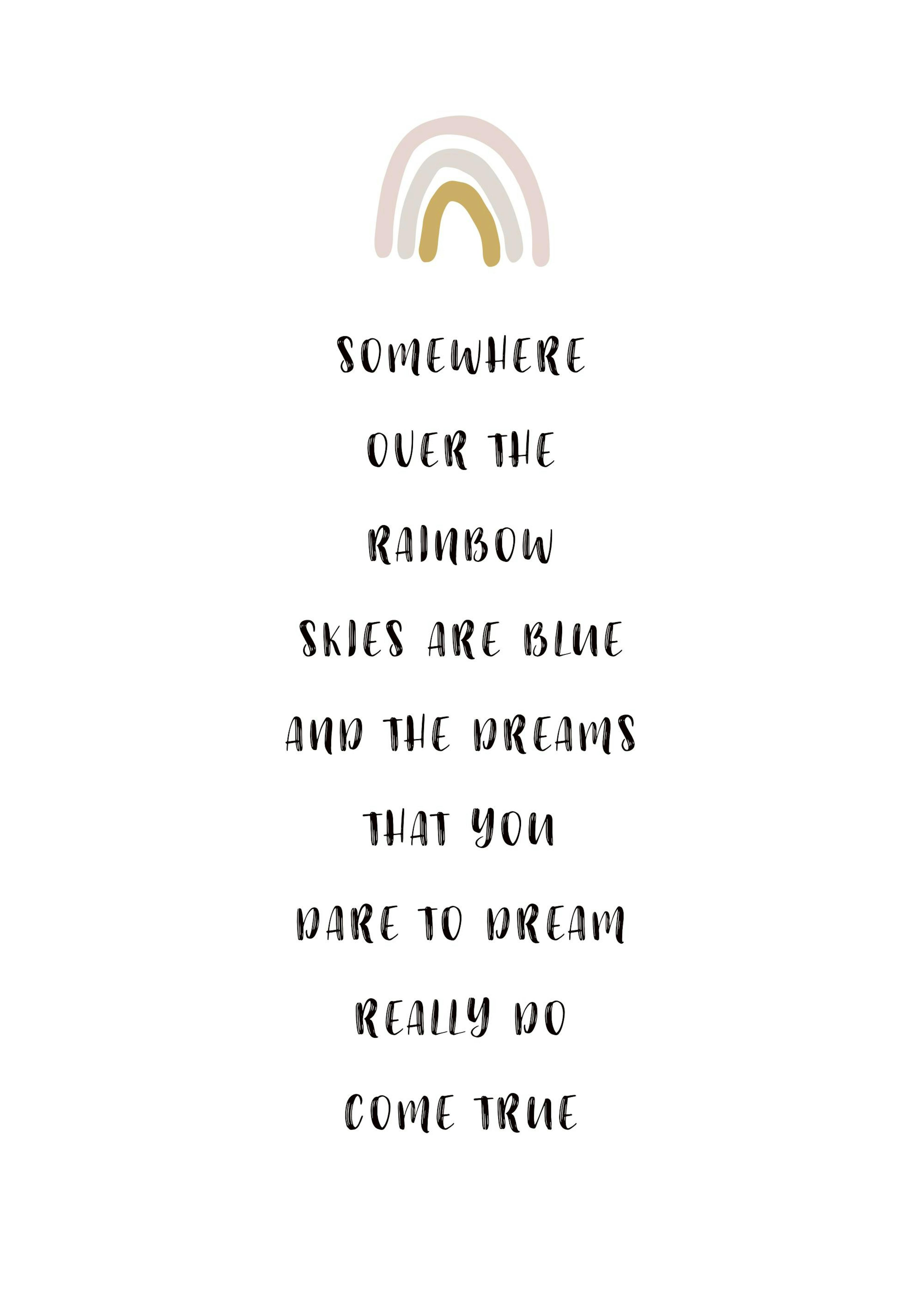 Over The Rainbow Print 0