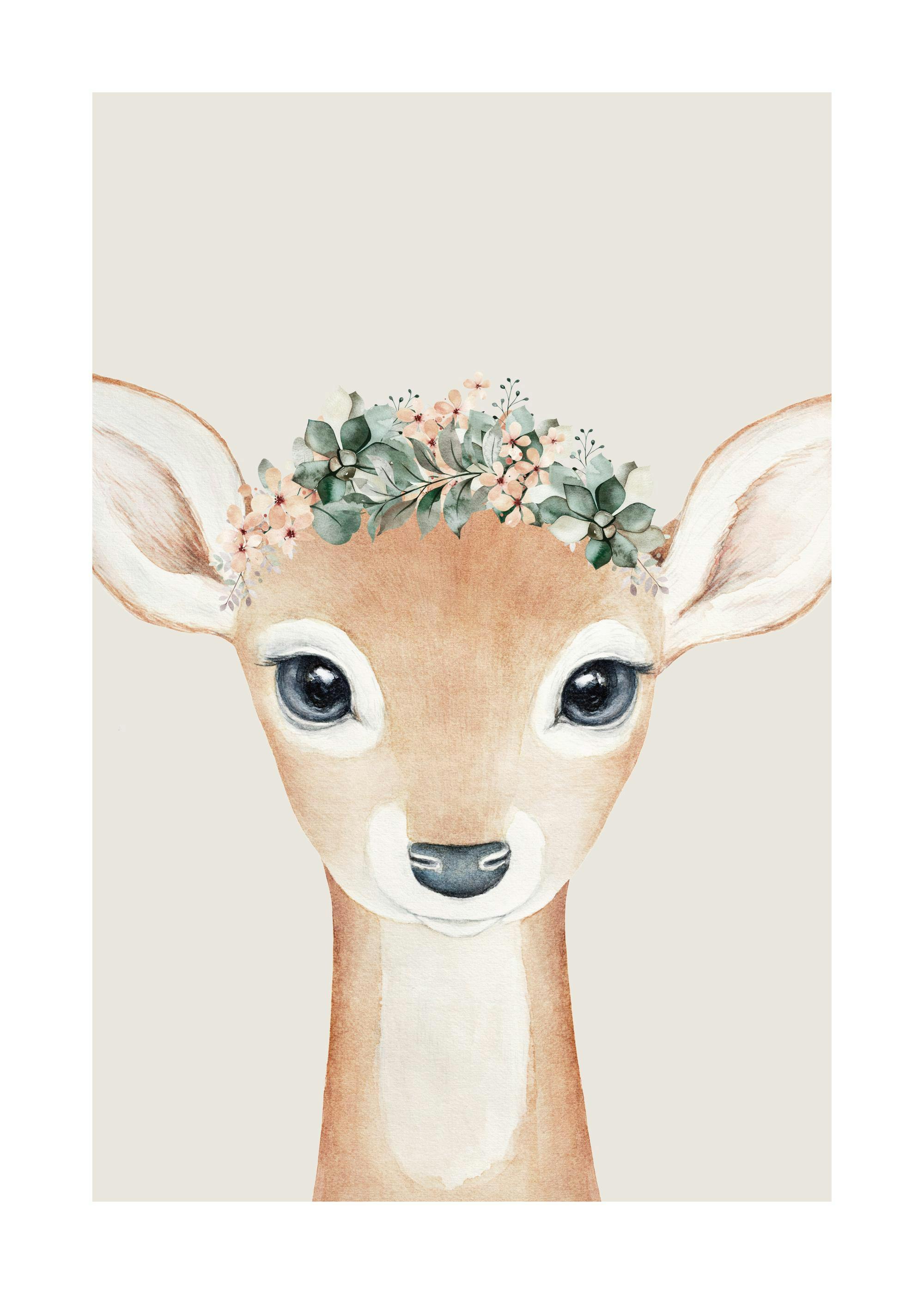 Flower Deer 포스터 0