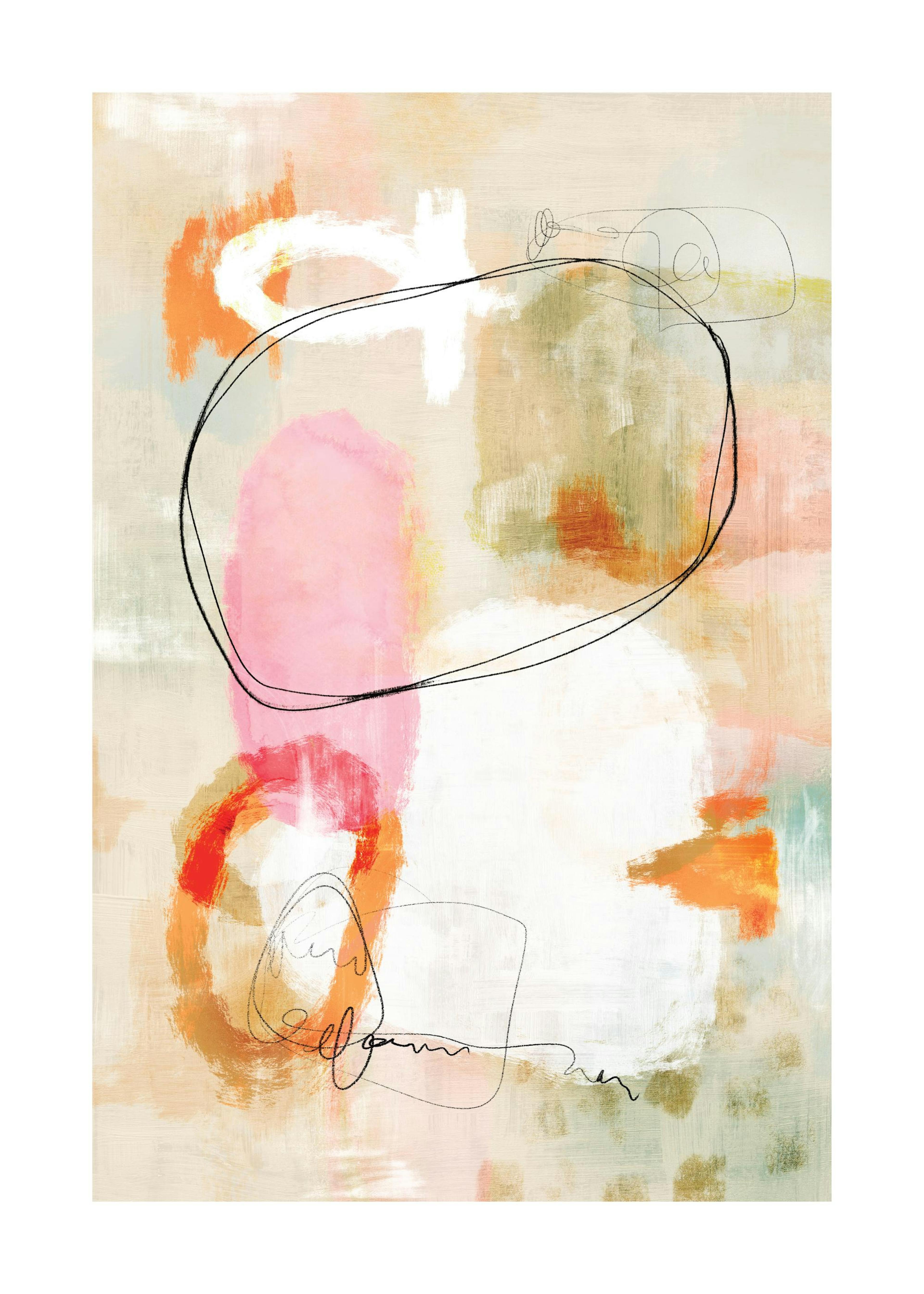 Pastel Abstract No2 Poster 0
