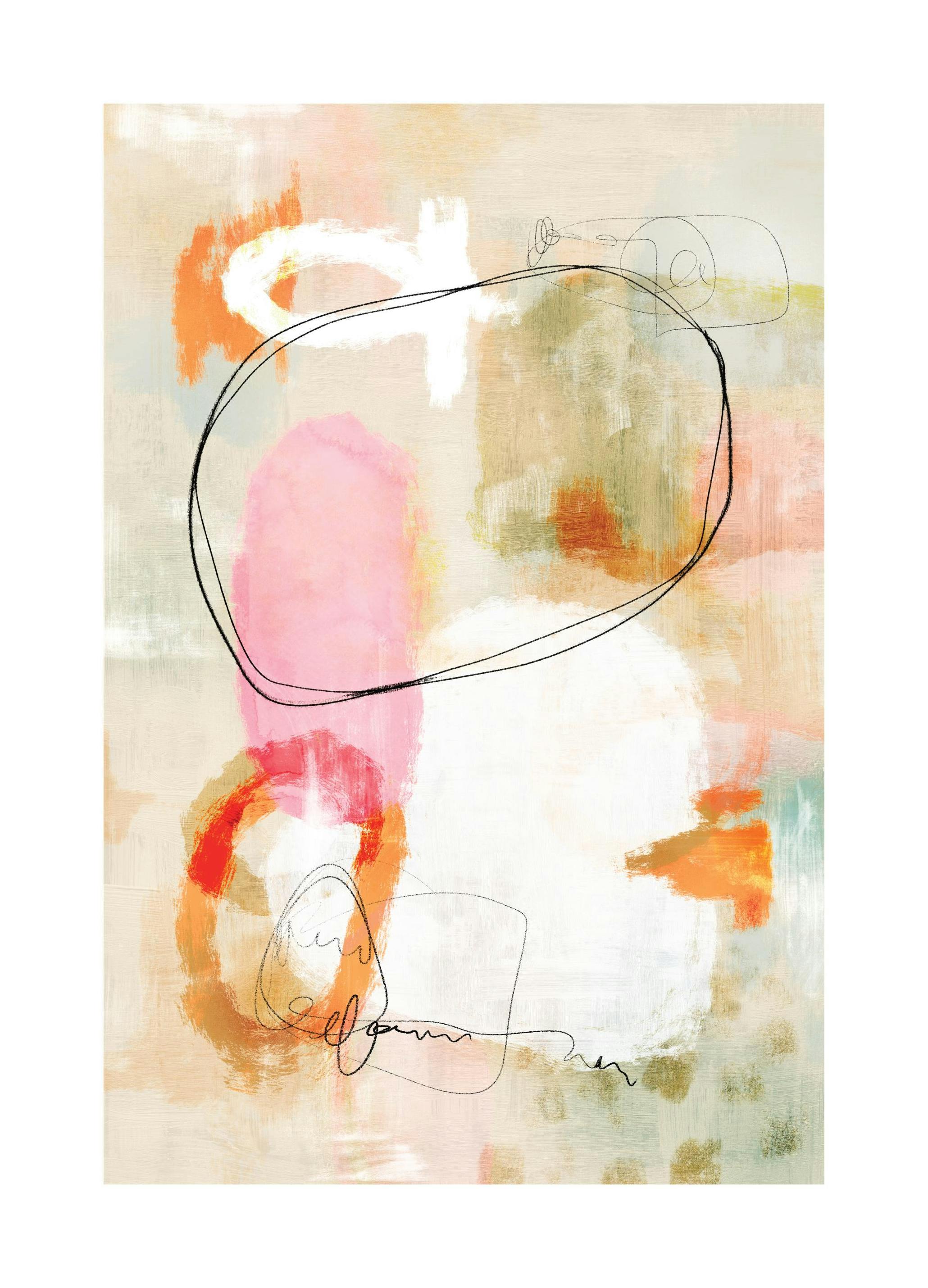 Pastel Abstract No2 Plakat (30x40 cm)- Sztuka abstrakcyjna