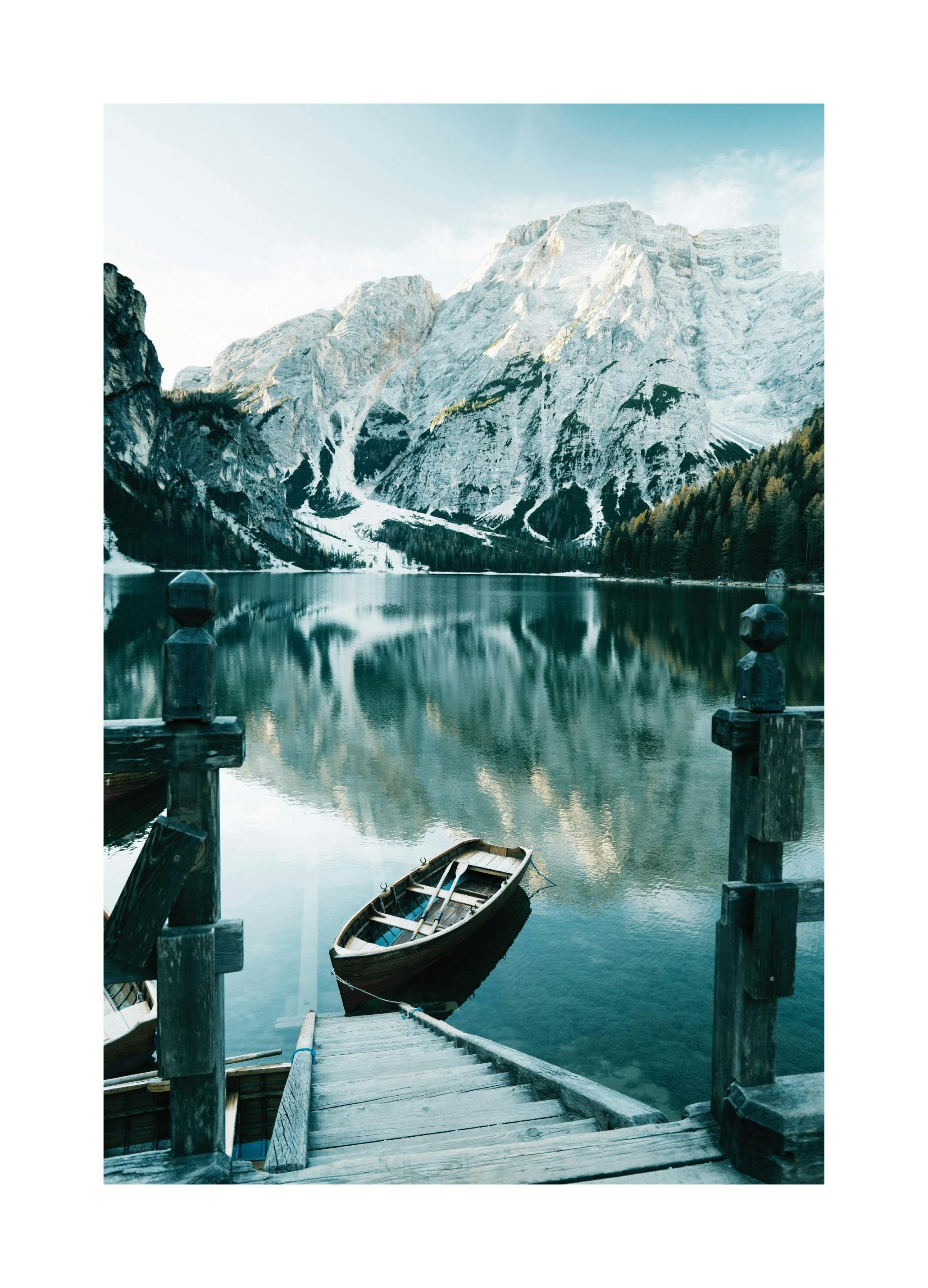 Alpine Lake Poster (50x70 cm) -  Poster mit Meeresmotiven