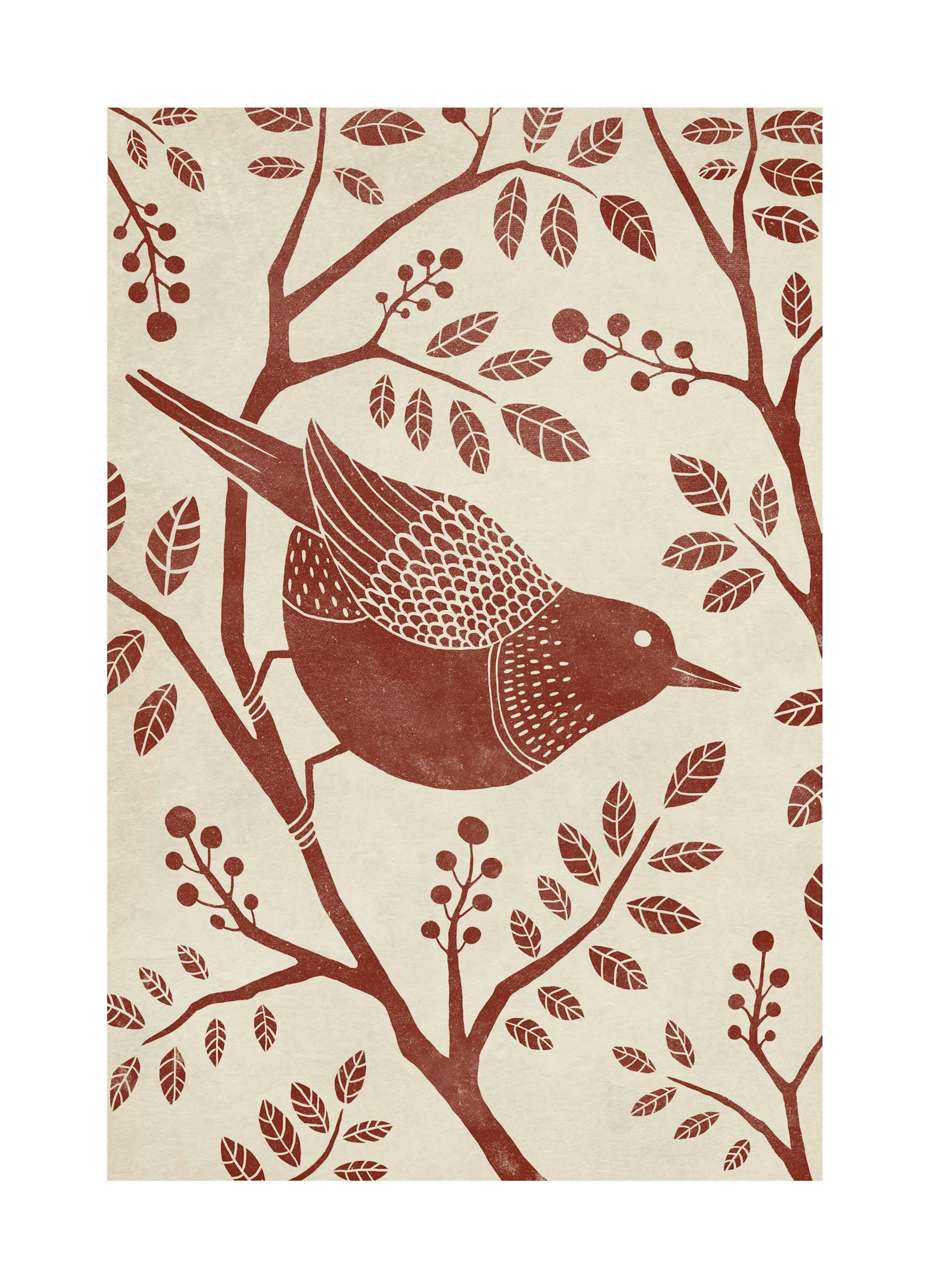 Vintage Bird Plakat