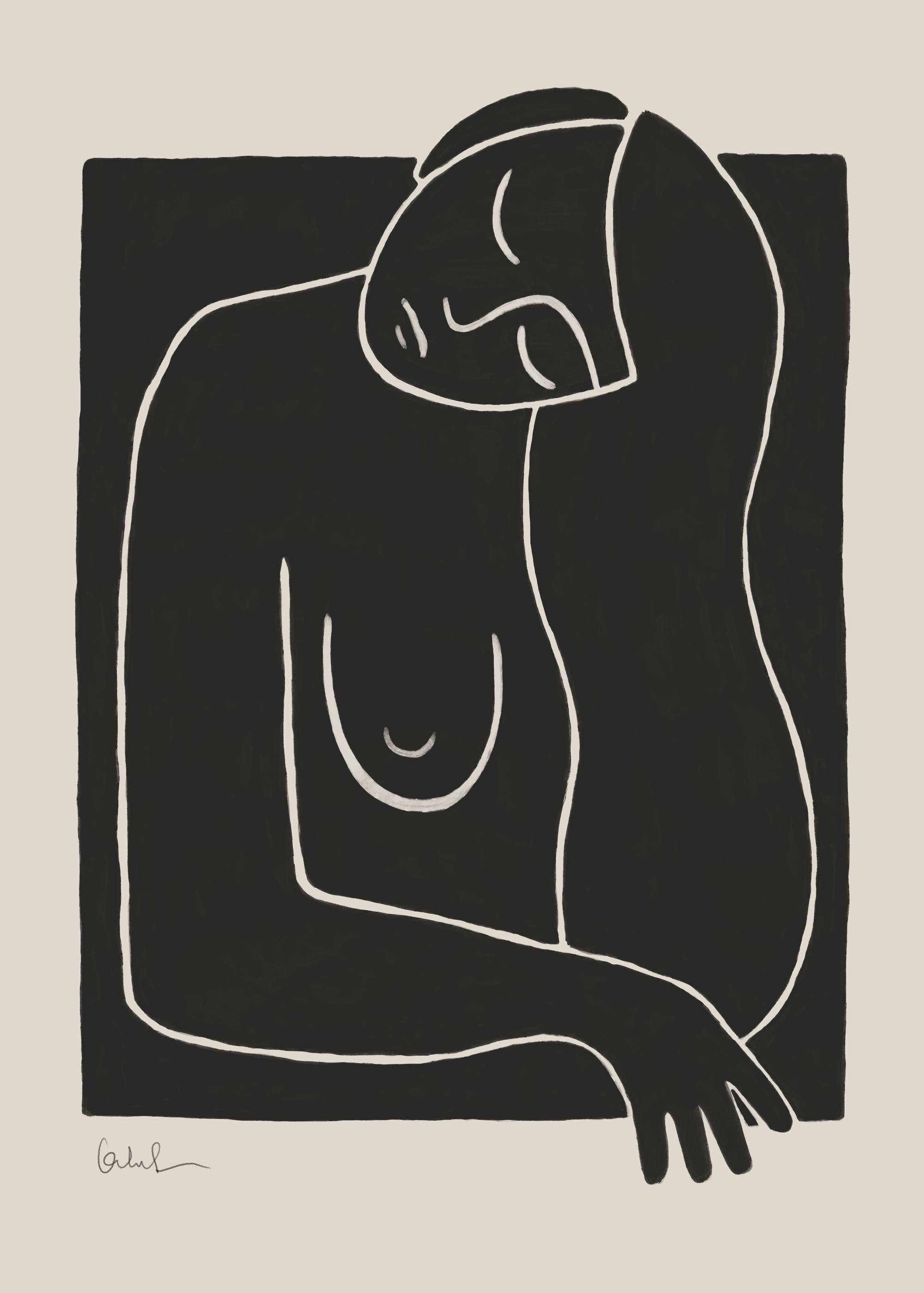 Black Cutout No1 Juliste 0