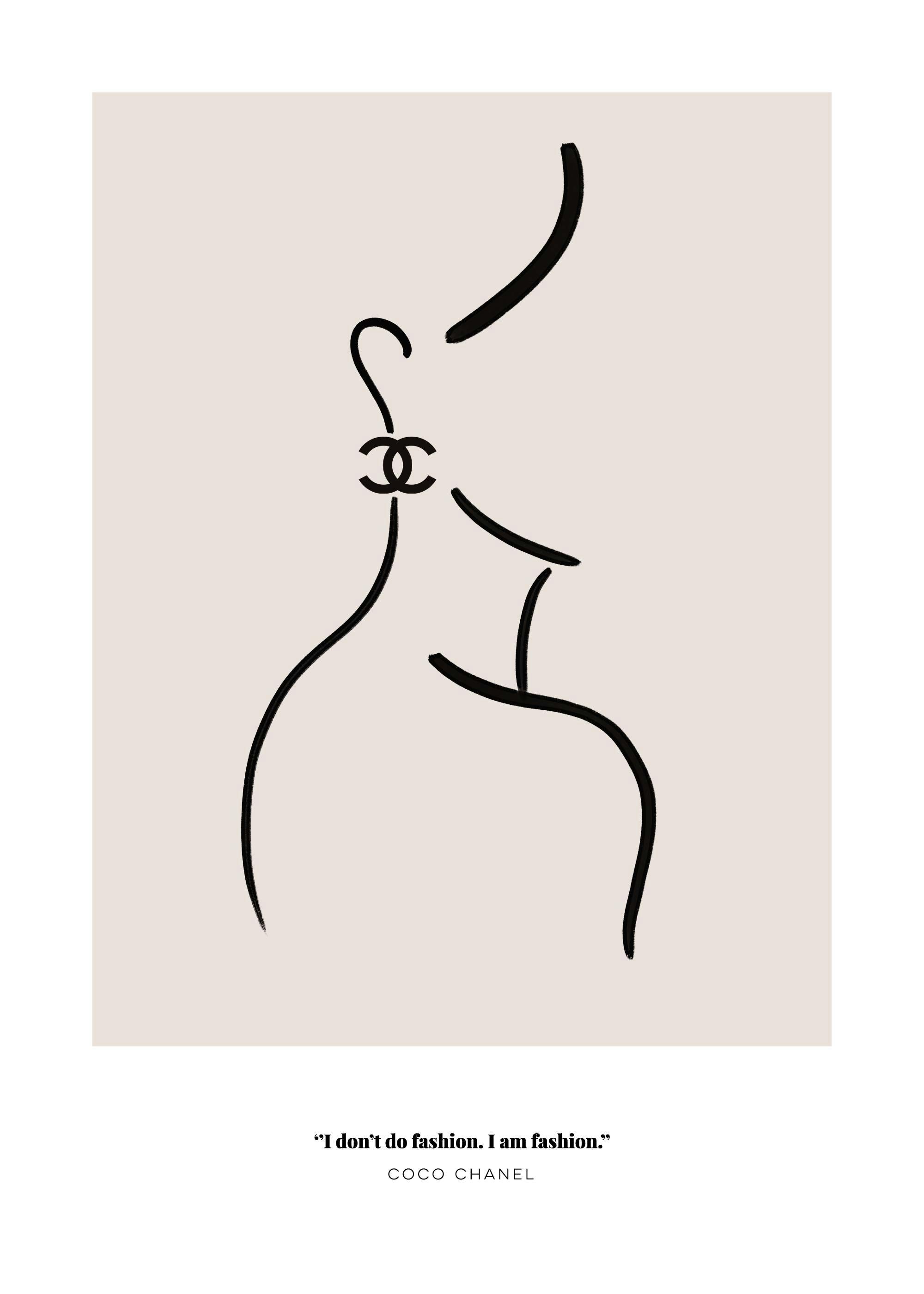 I am Fashion Illustration Affiche 0