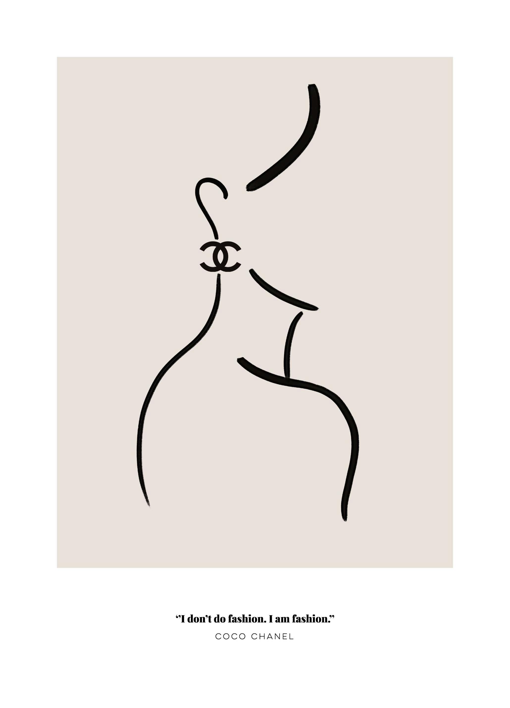Prints - I am Fashion Illustration (30x40 cm) - Art prints