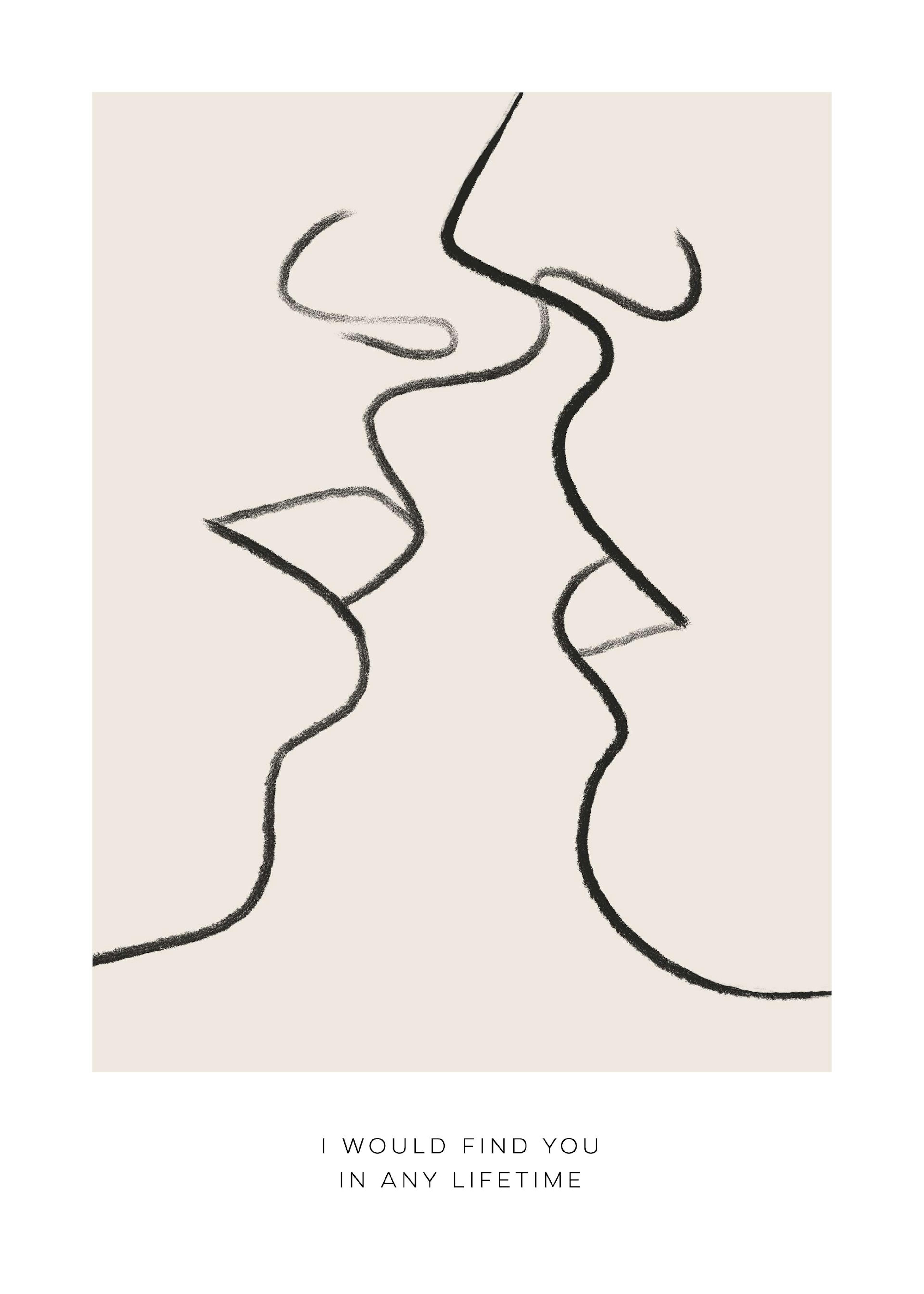 Happy Place Kiss Print 0
