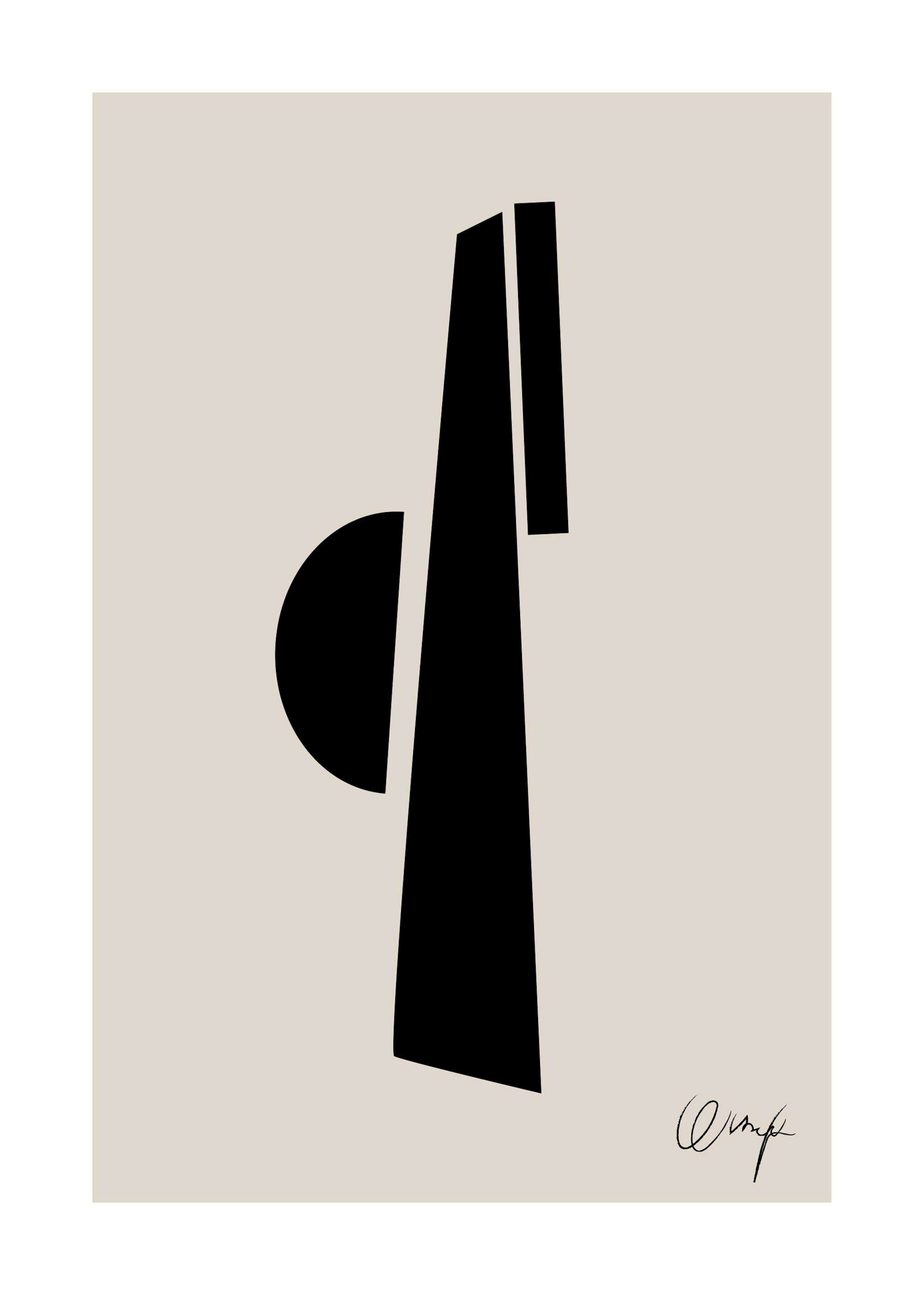 Monochrome Abstract No2 Poster 0