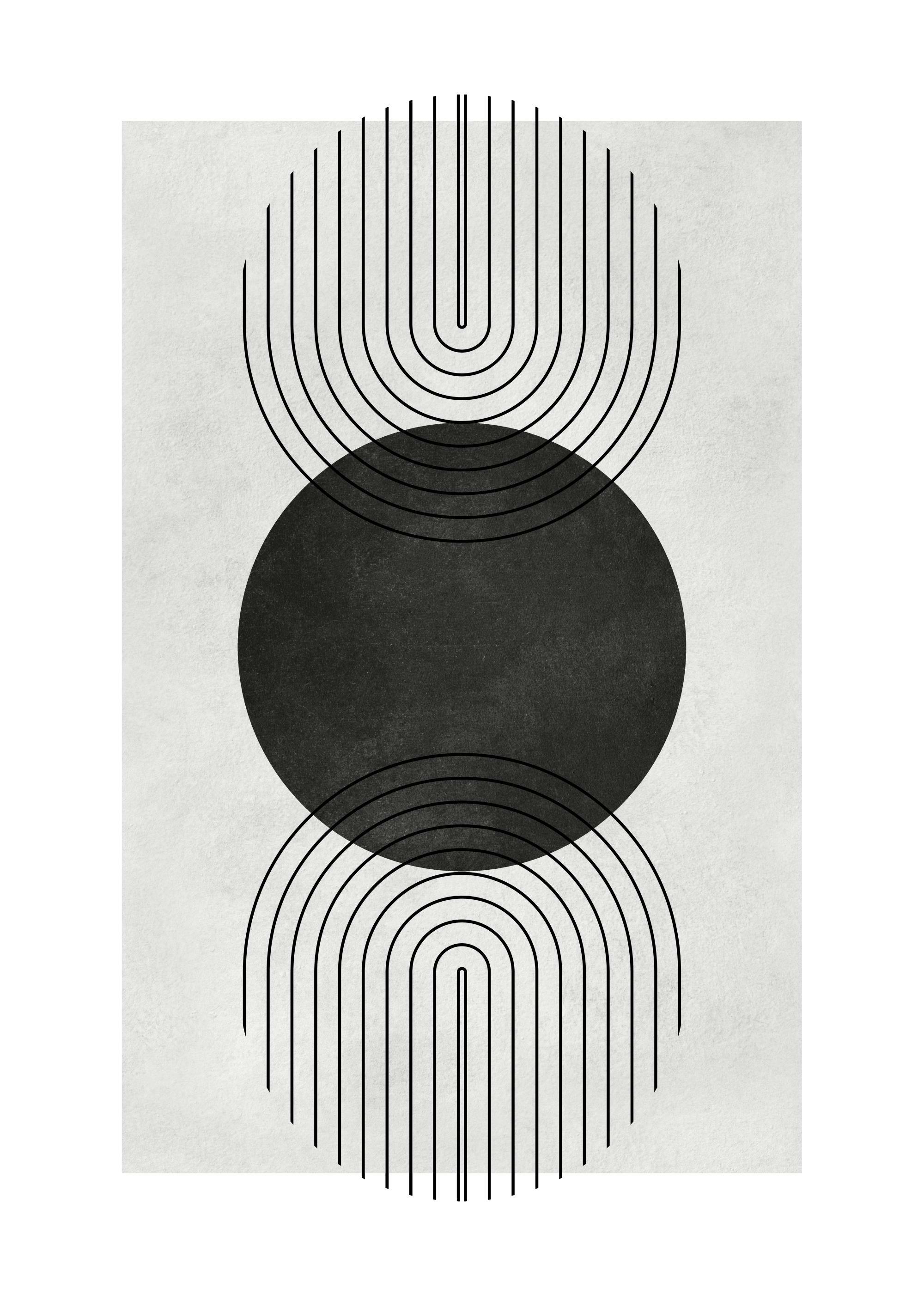 Graphical Arches No2 Print 0