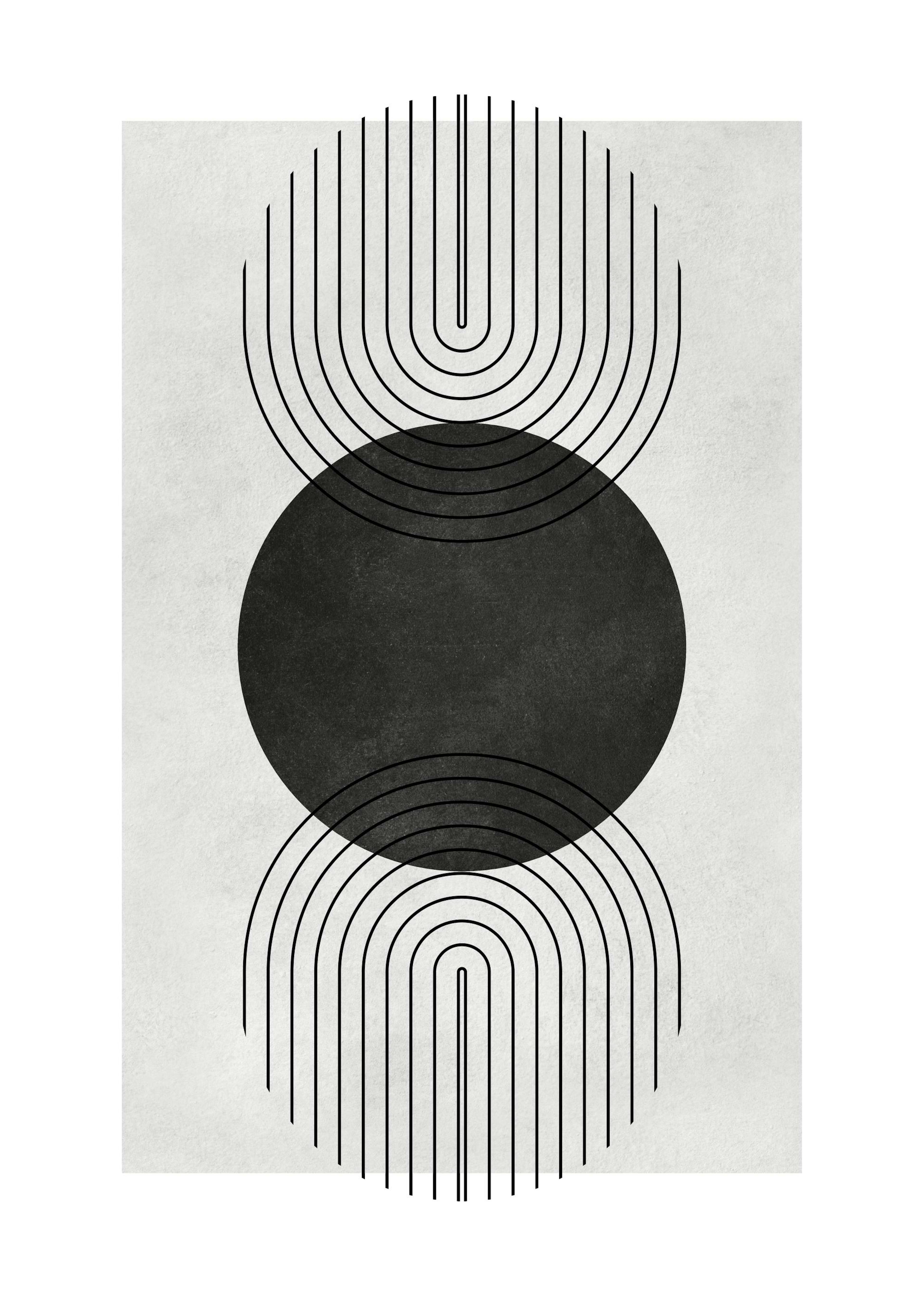 Graphical Arches No2 Print 0