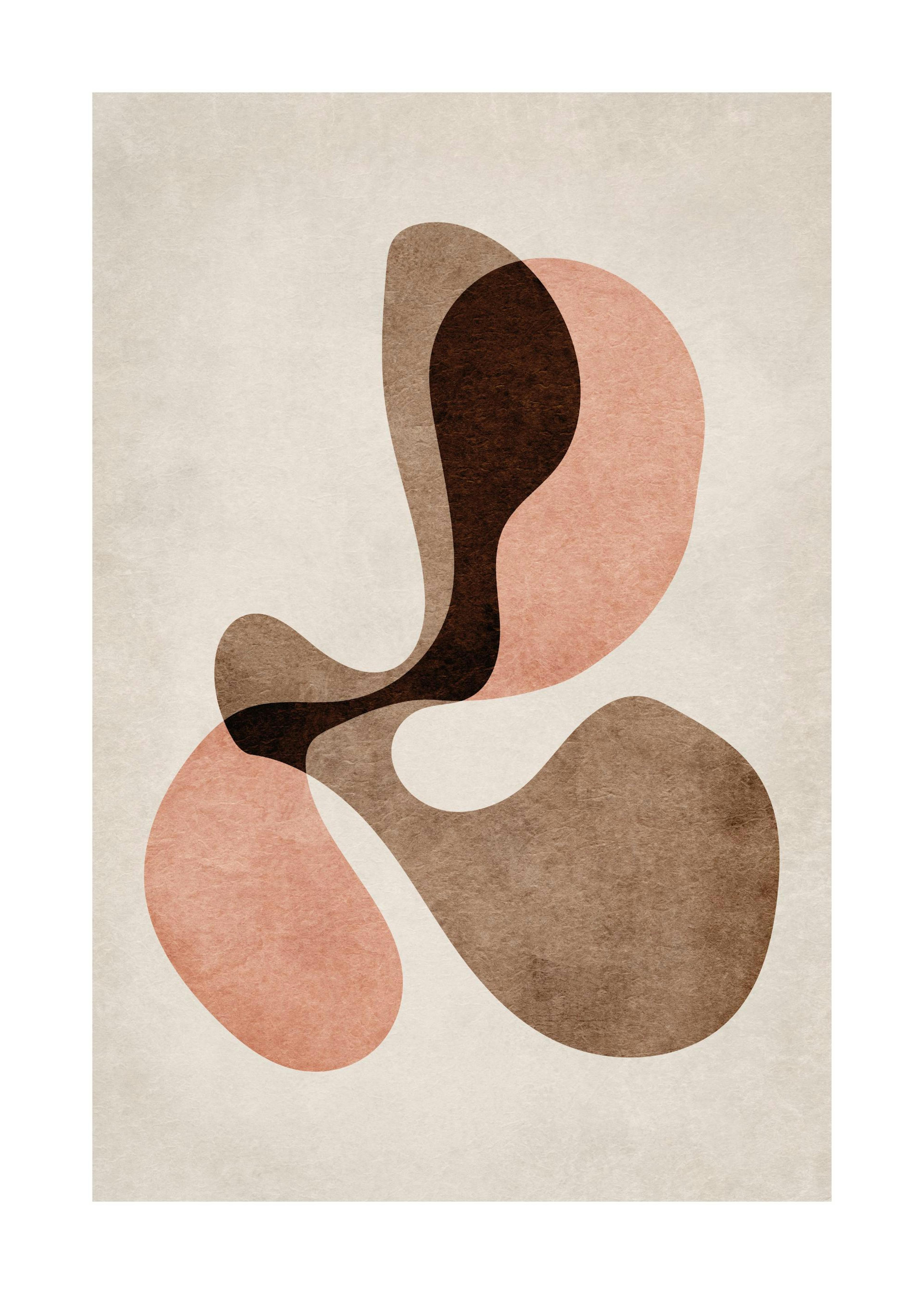 Organic Shapes No2 Poster