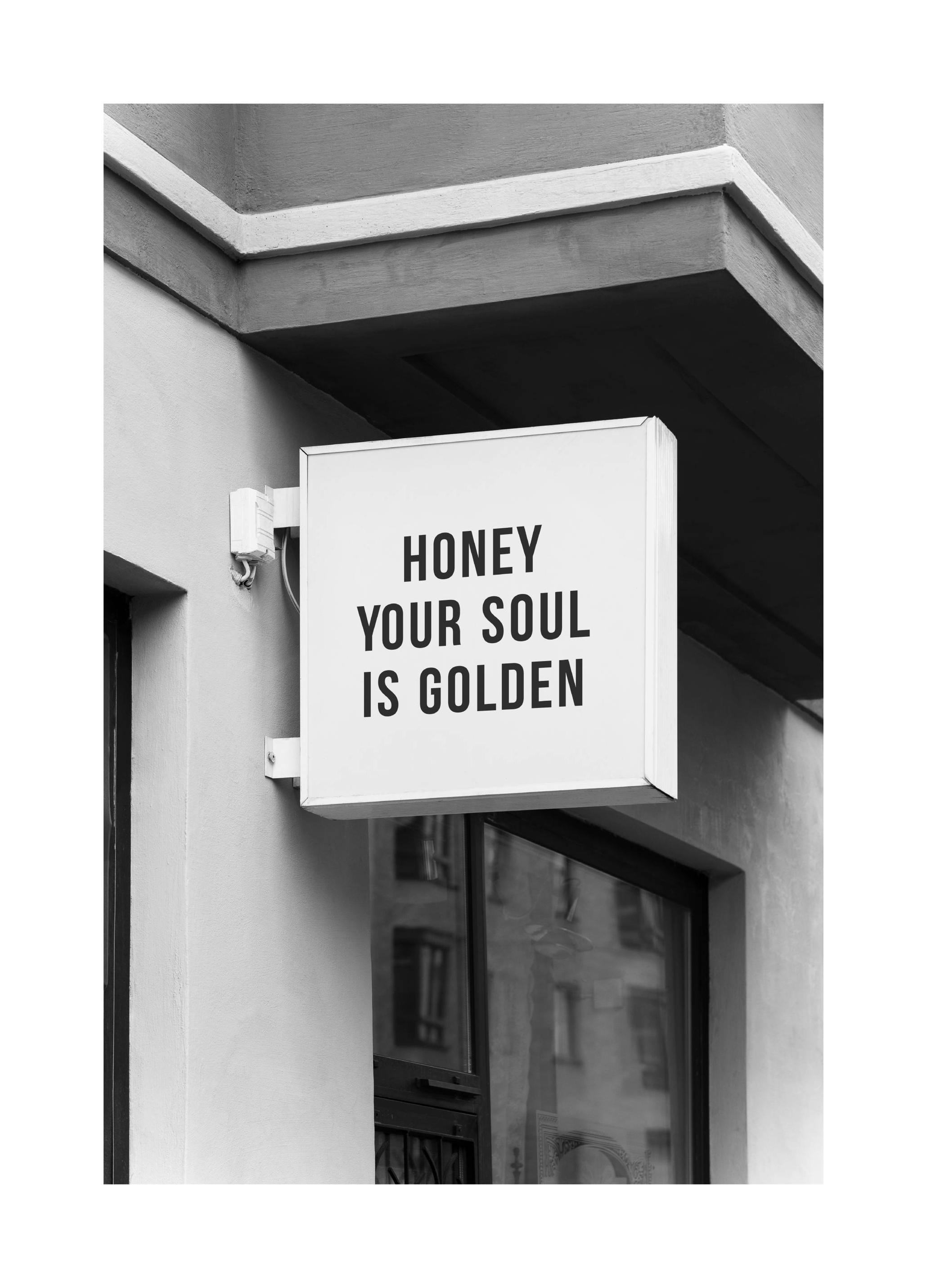 Golden Soul Sign Affiche (50x70 cm) - Photographies