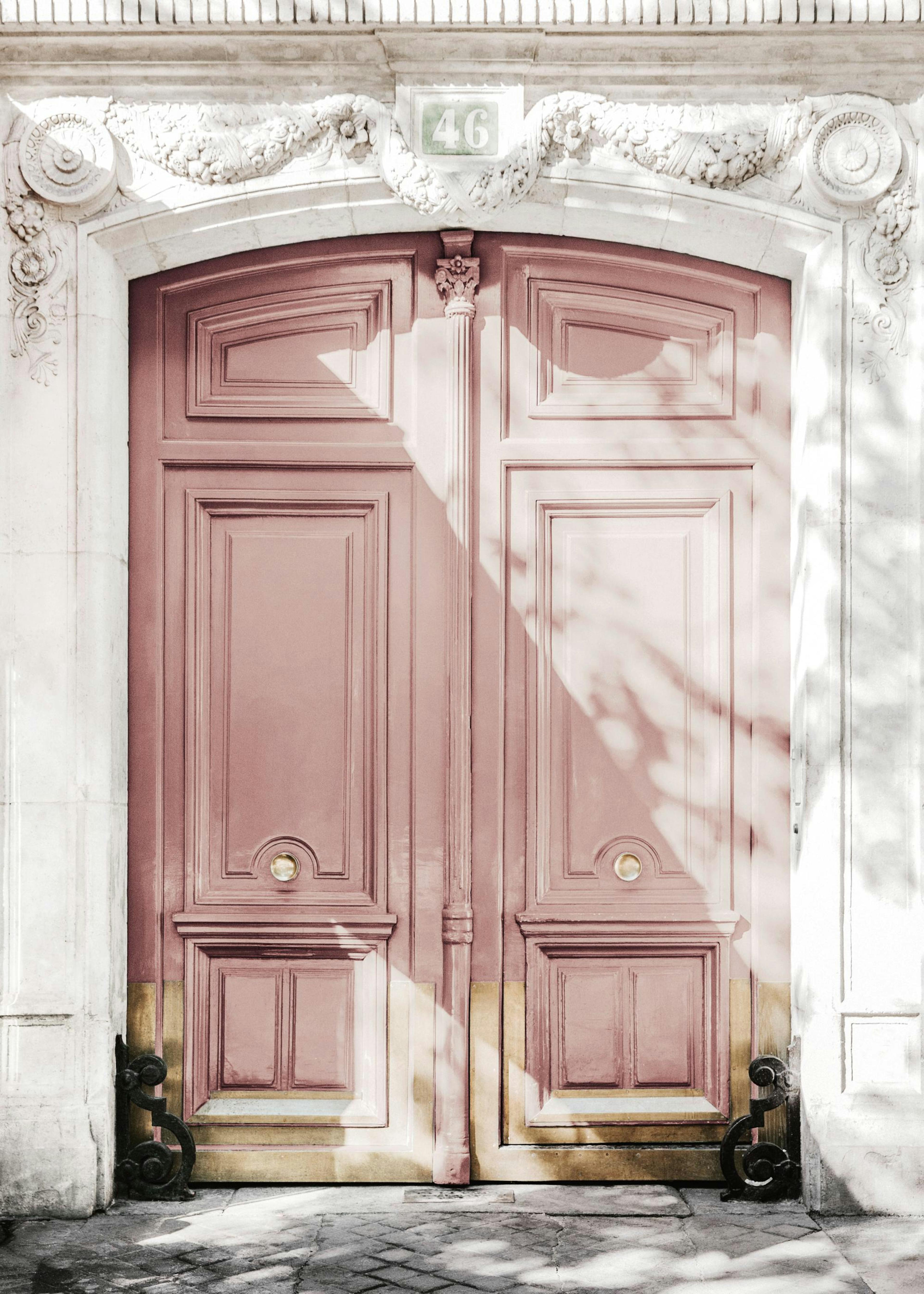 Dusty Pink Door Print 0