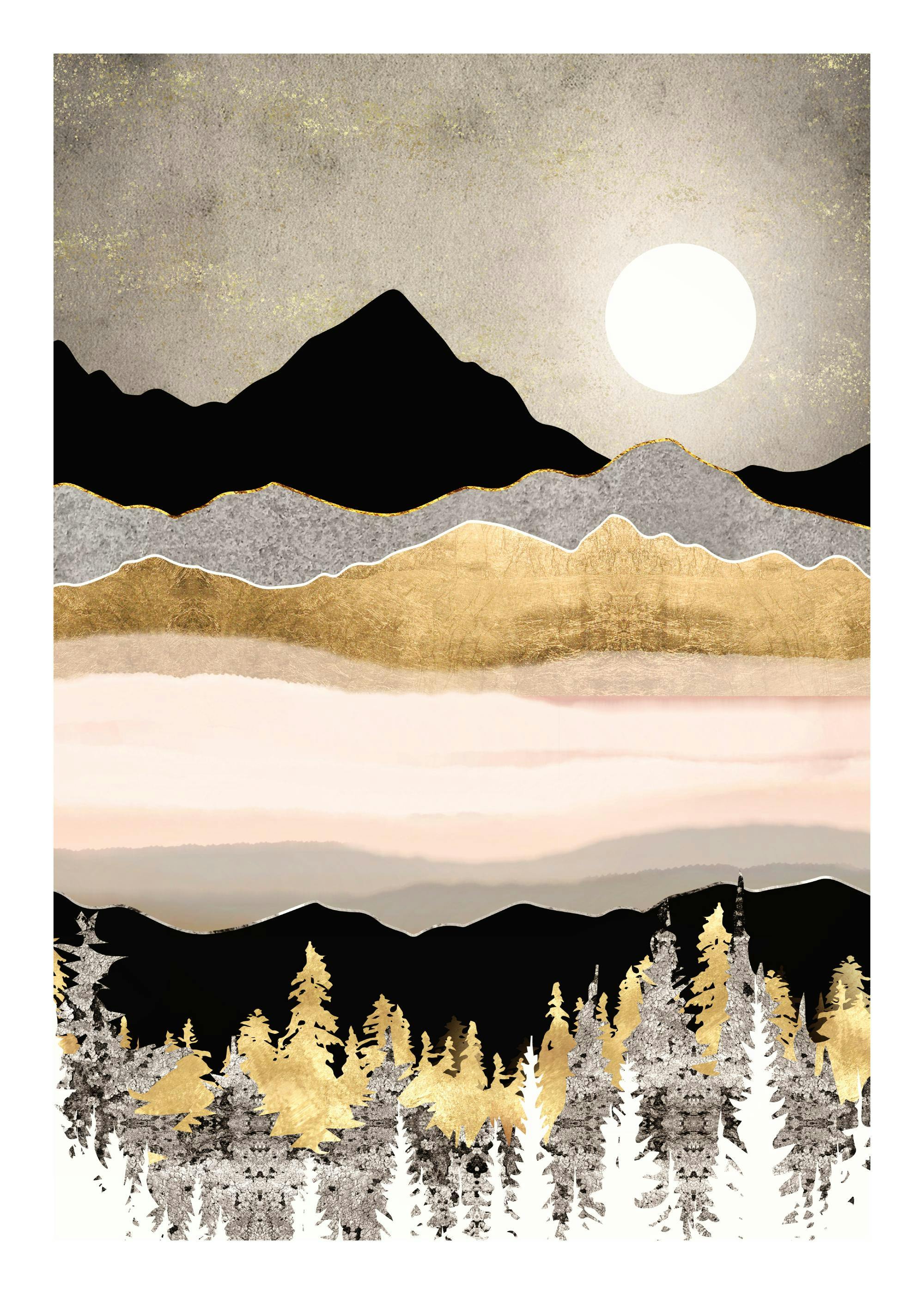 SpaceFrog Designs - Winter Moon Poster 0