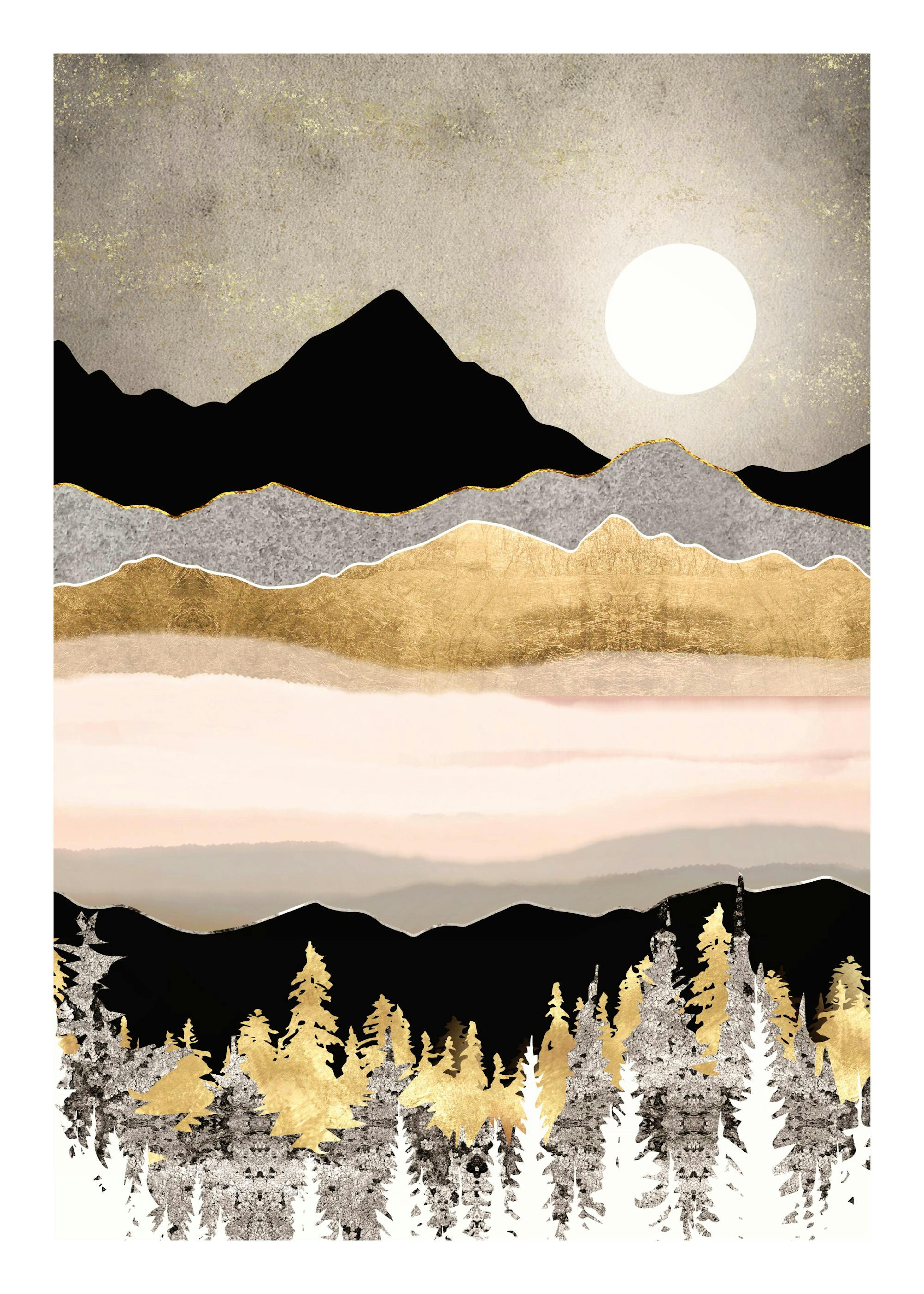 SpaceFrog Designs - Winter Moon Print 0