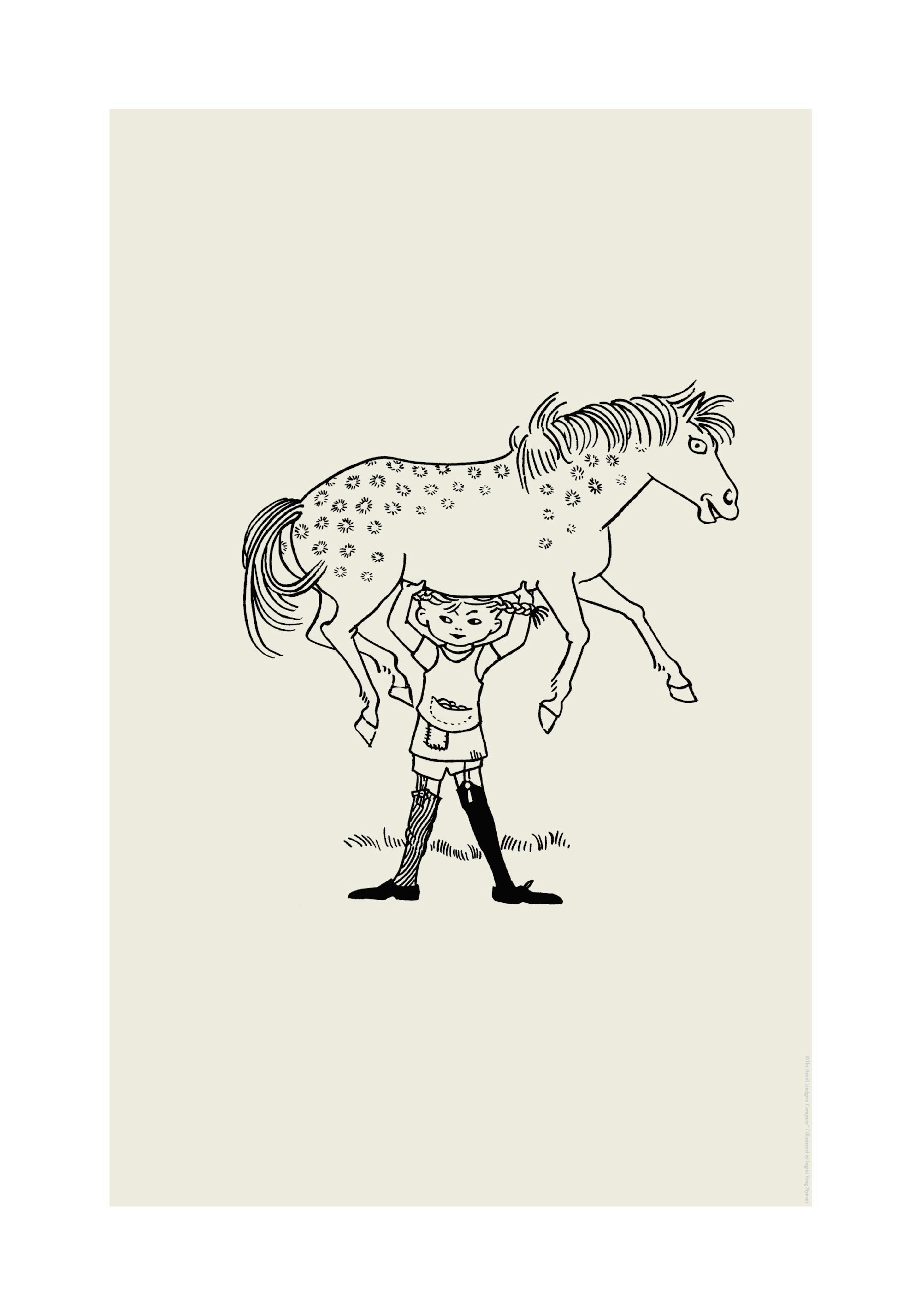 Pippi Longstocking No1 Print
