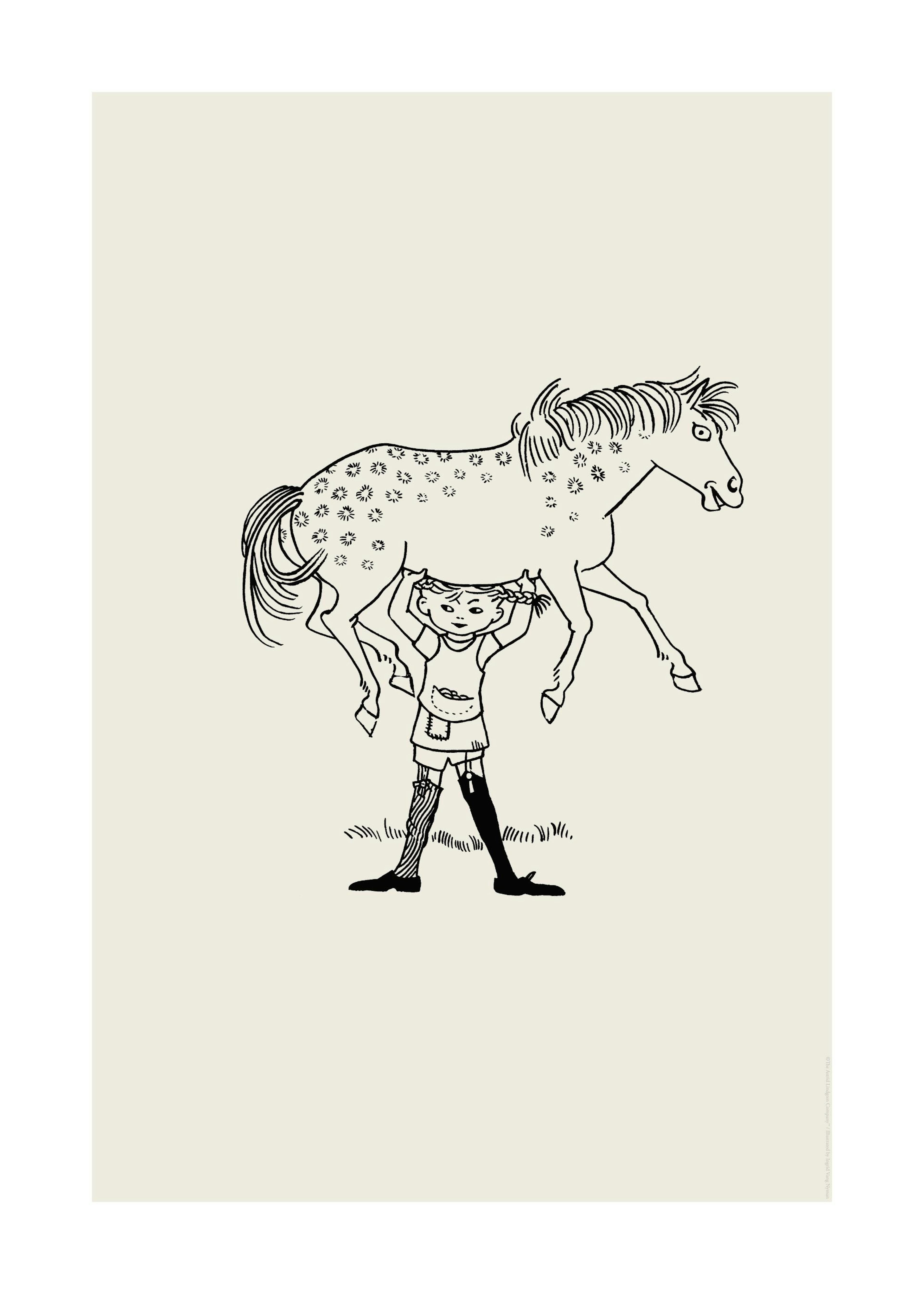 Pippi Longstocking No1 Print 0