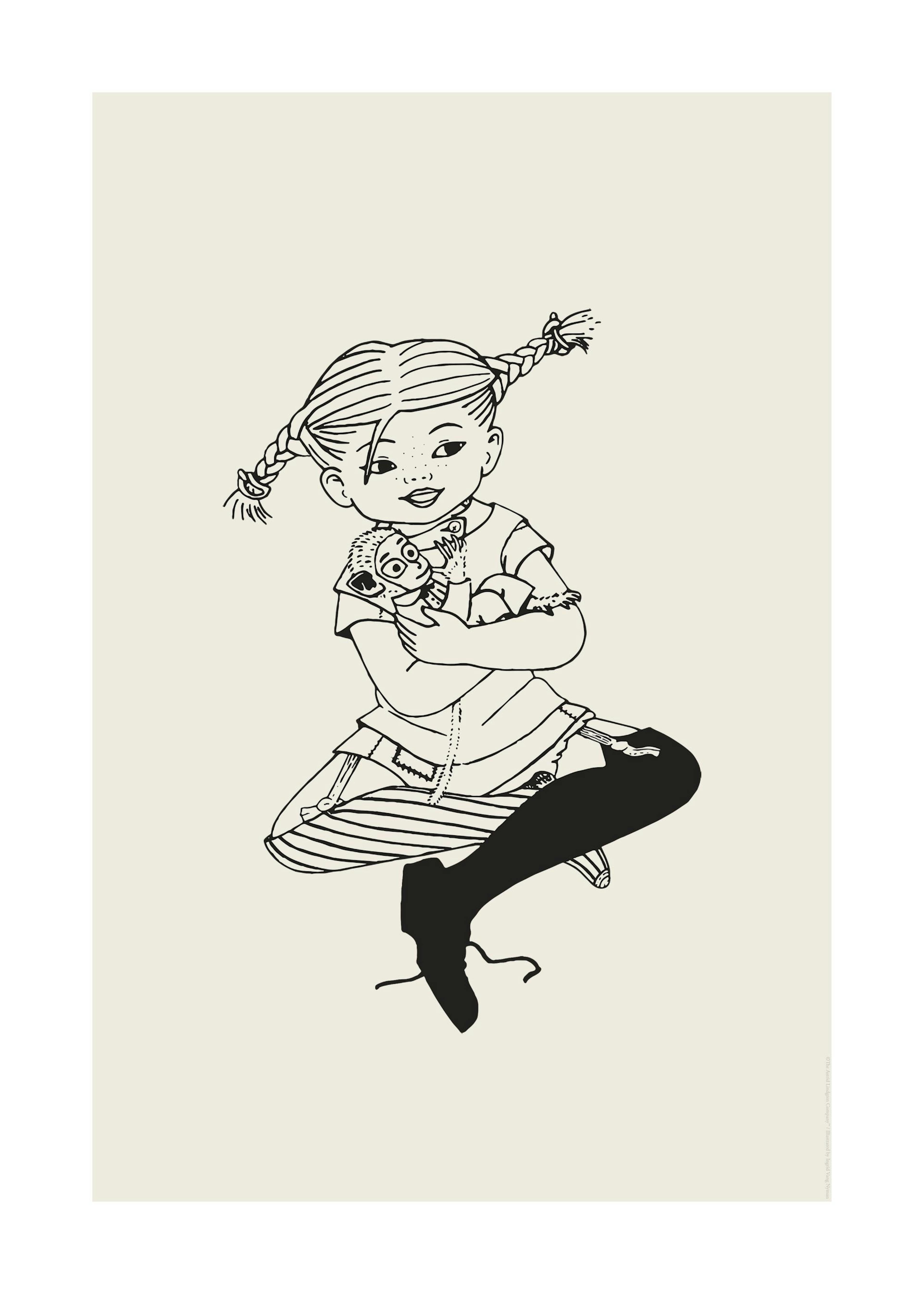 Pippi Longstocking No2 Print 0
