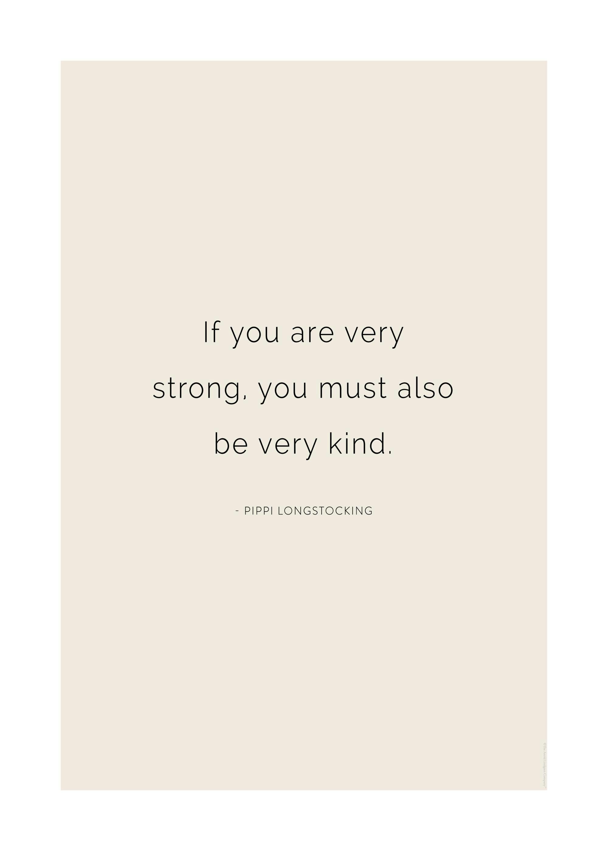 Pippi Longstocking Quote Print 0