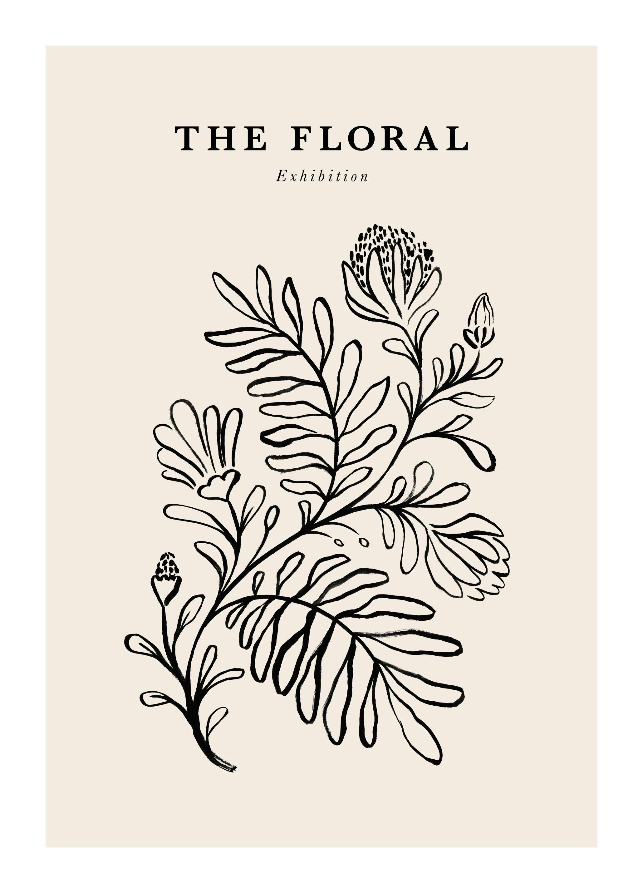 The Floral Exhibition No2 Affiche (50x70 cm)  Art
