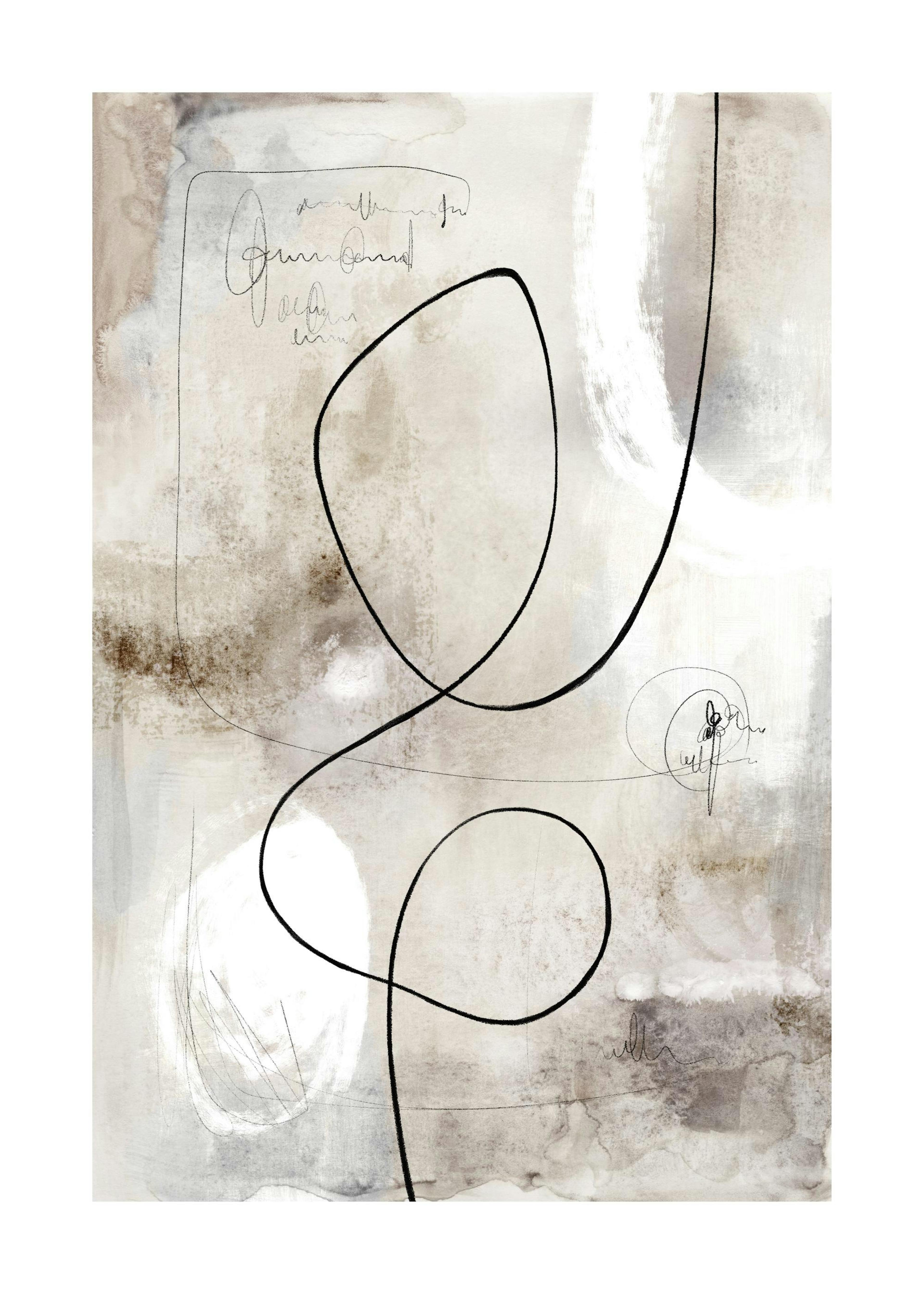 Abstract Paint Figure No1 Plagát 0
