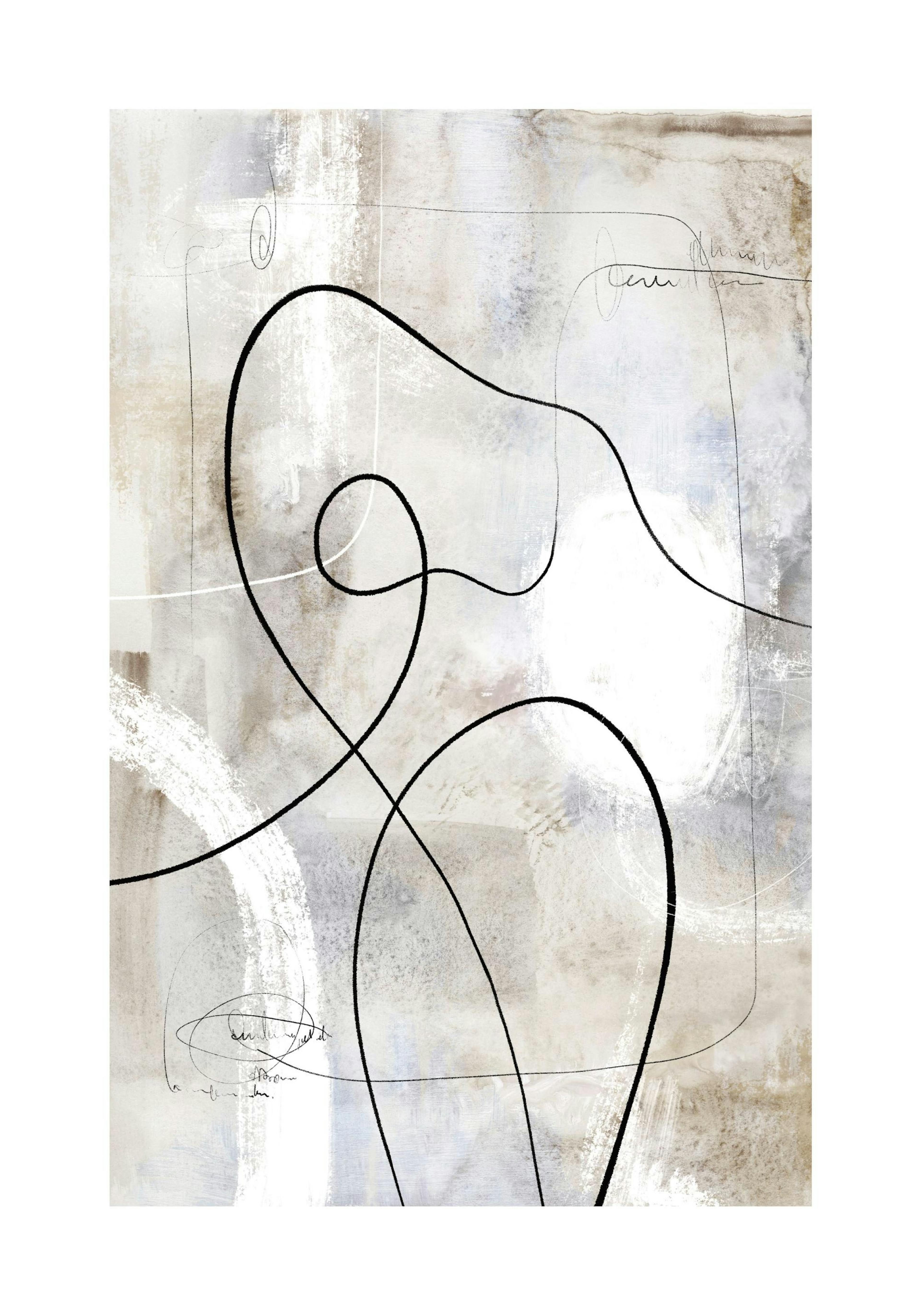 Abstract Paint Figure No2 Print