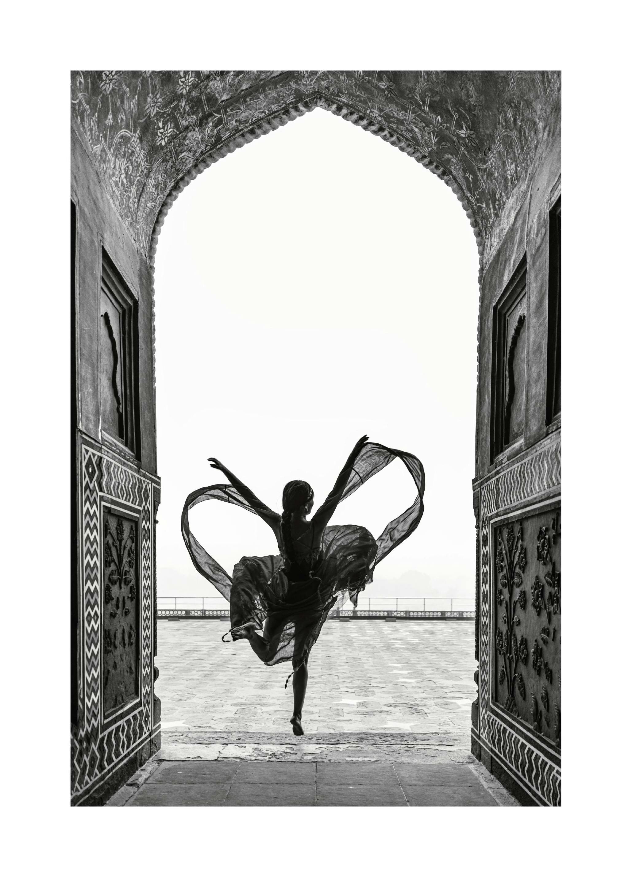 Taj Mahal Arch Plakat (30x40 cm)- Czarno-białe plakaty