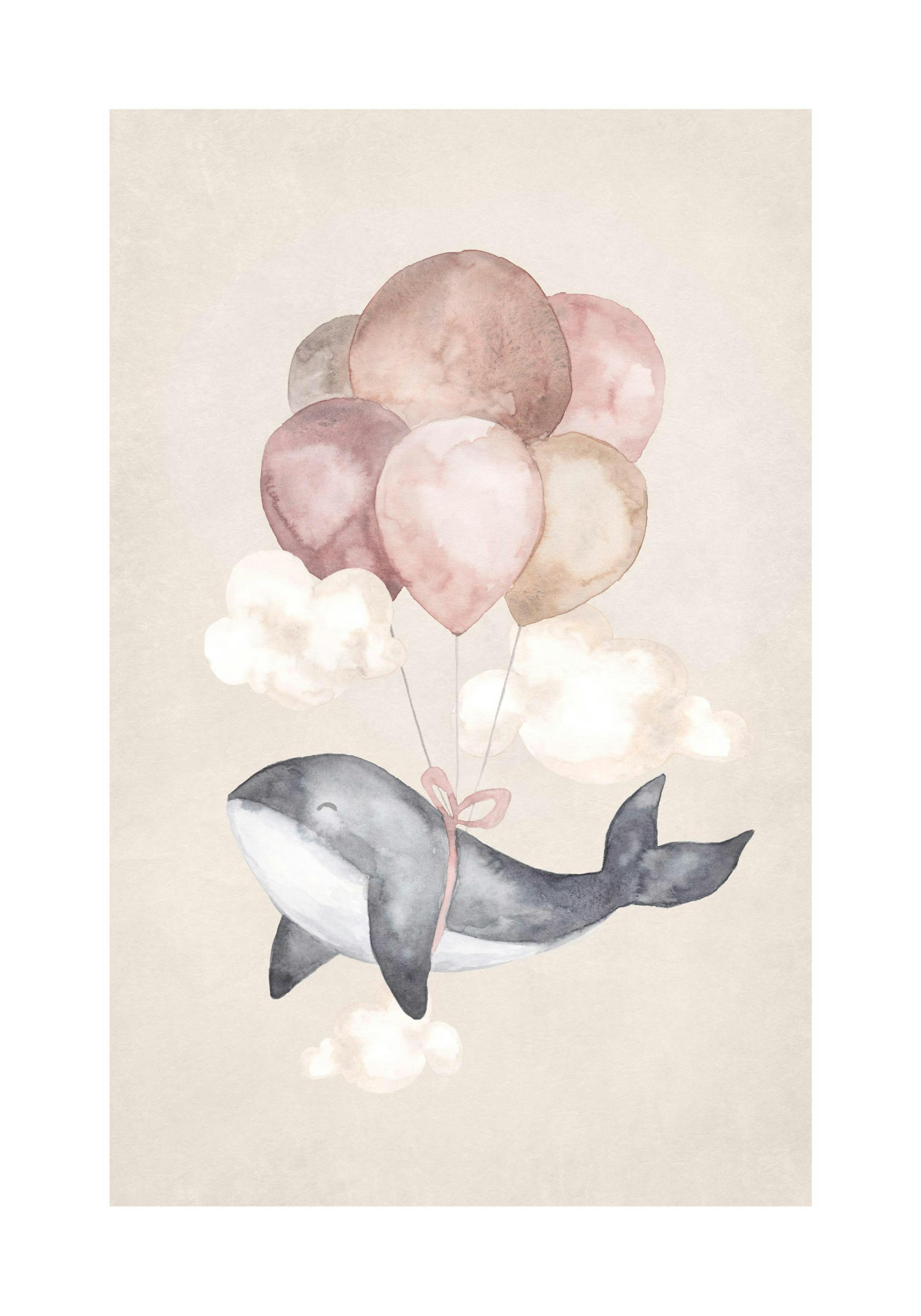 Dreaming Whale Poster