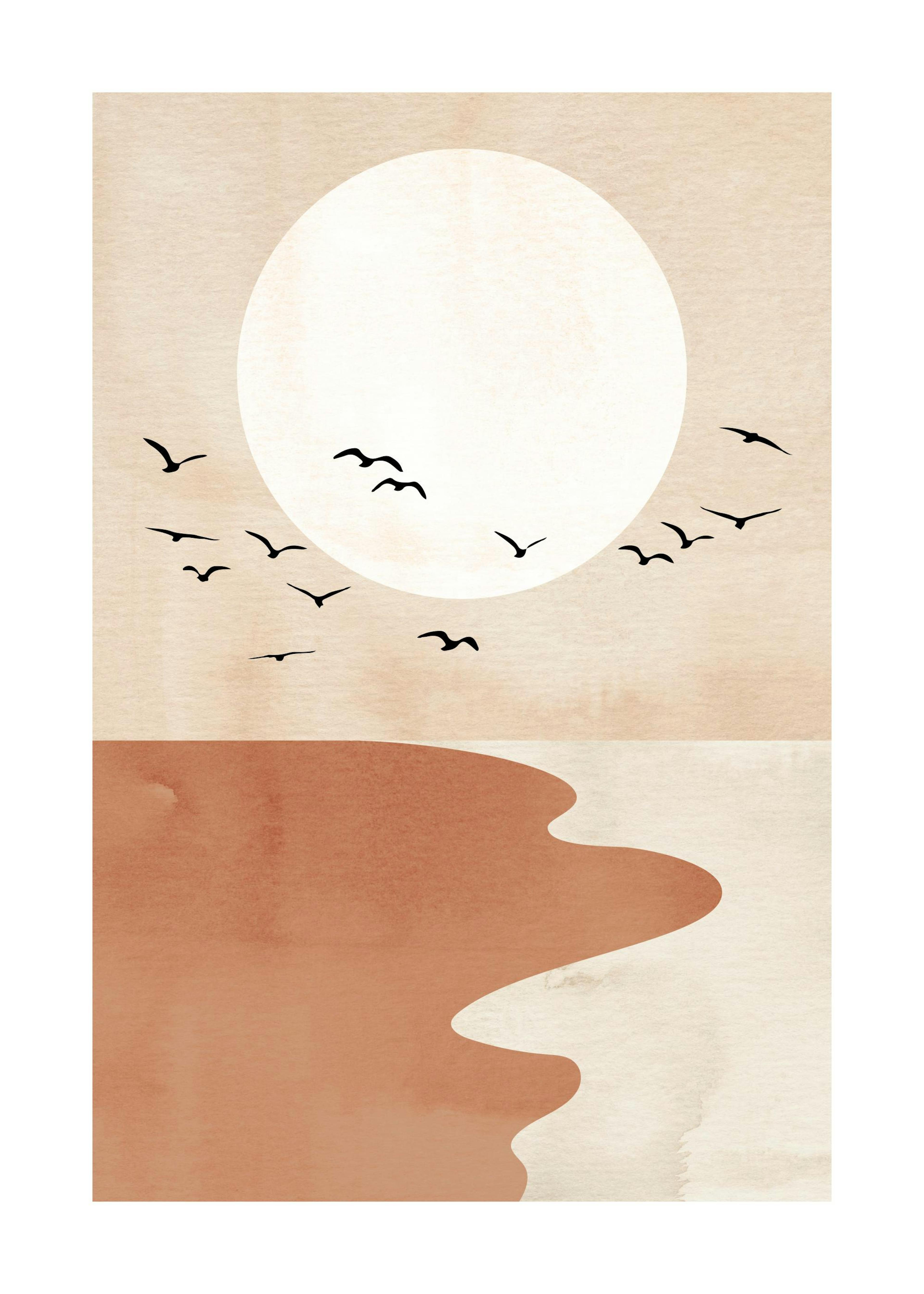 Sunset Beach Poster 0