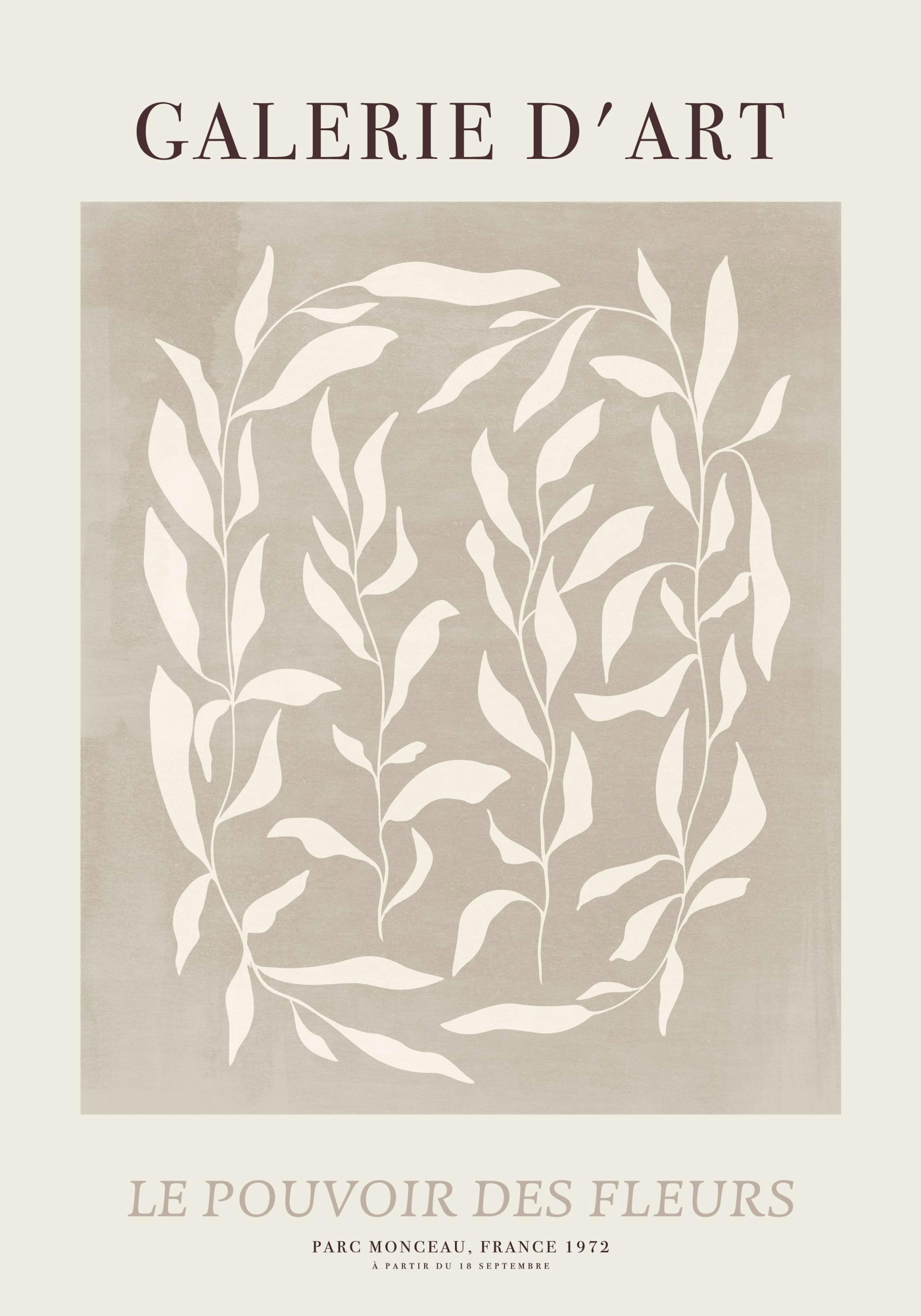 Le Pouvoir des Fleurs No1 Poster
