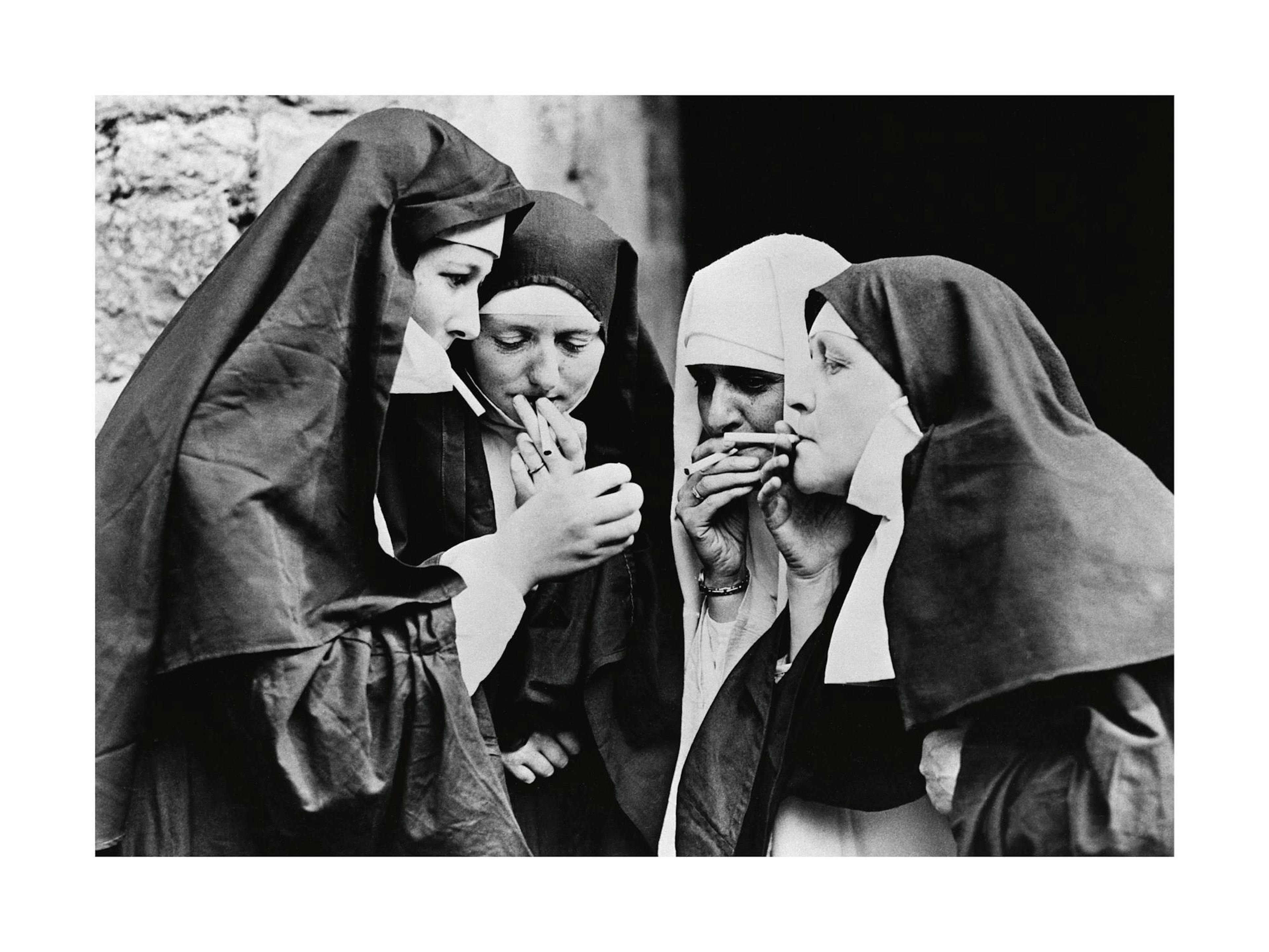 Nuns Smoking Poster