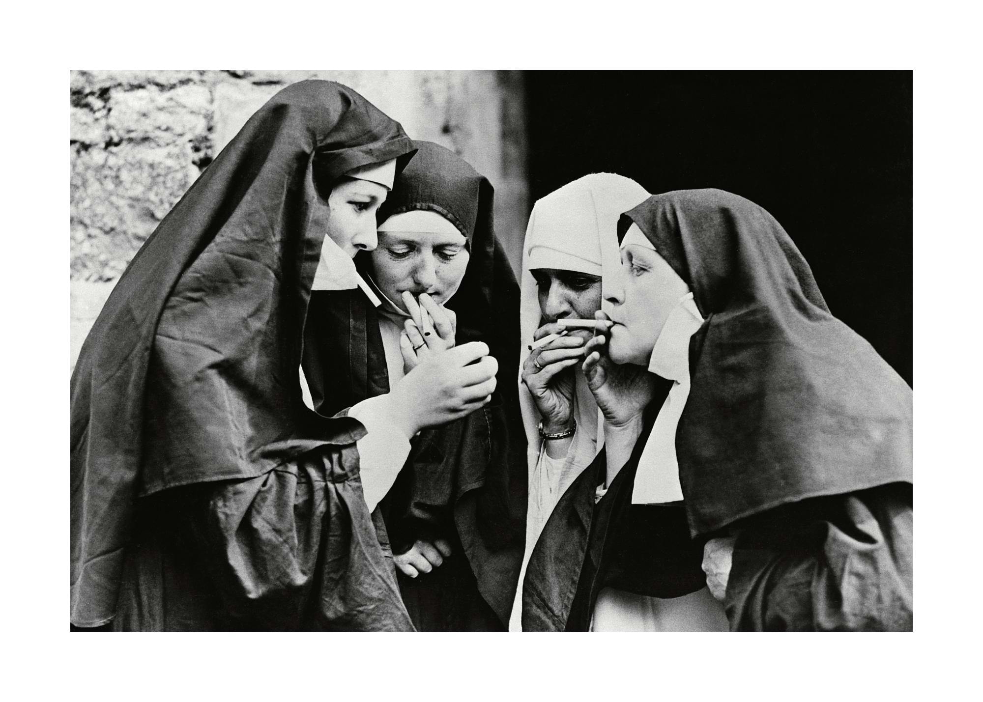 Nuns Smoking Print 0