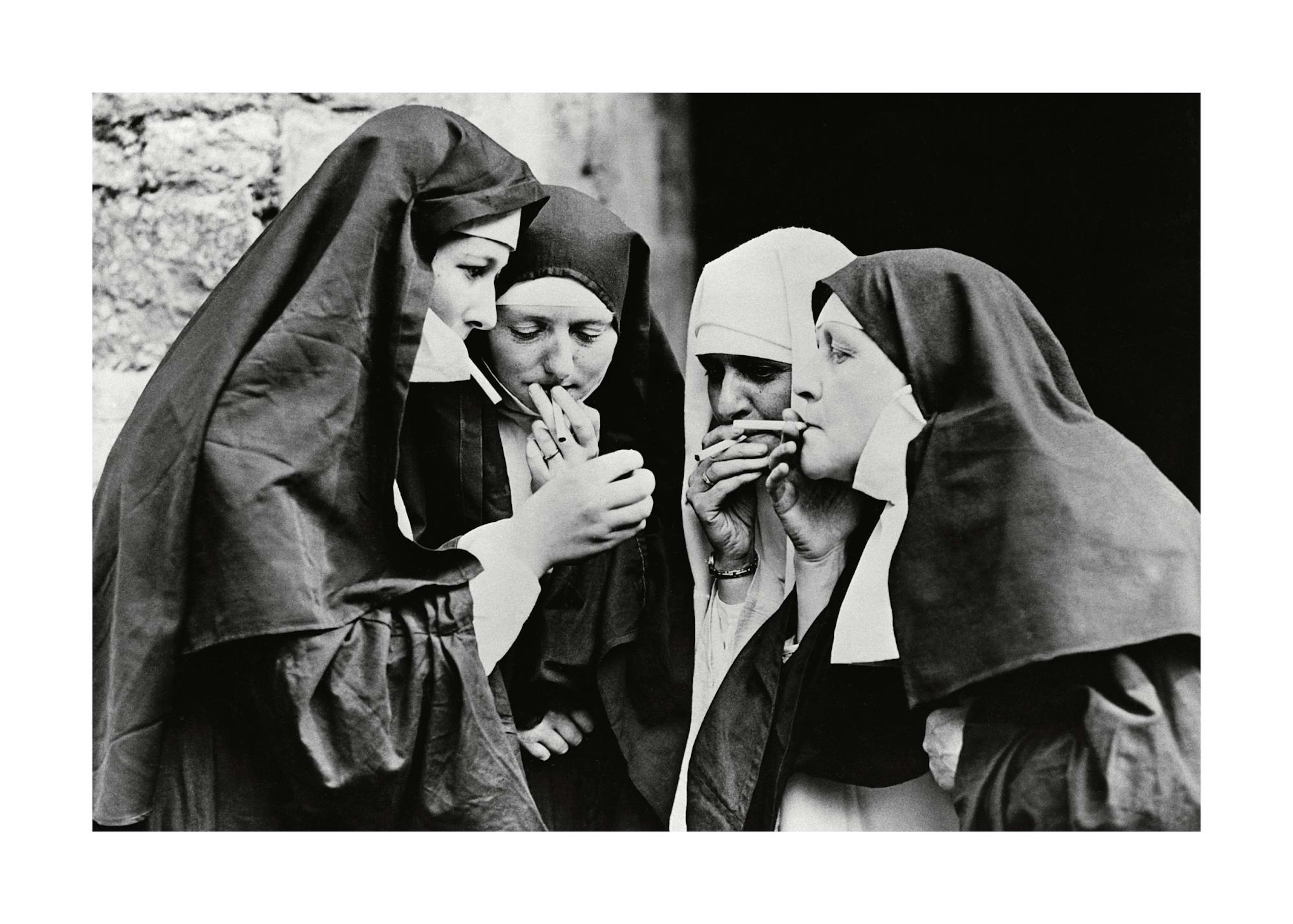 Nuns Smoking Print 0