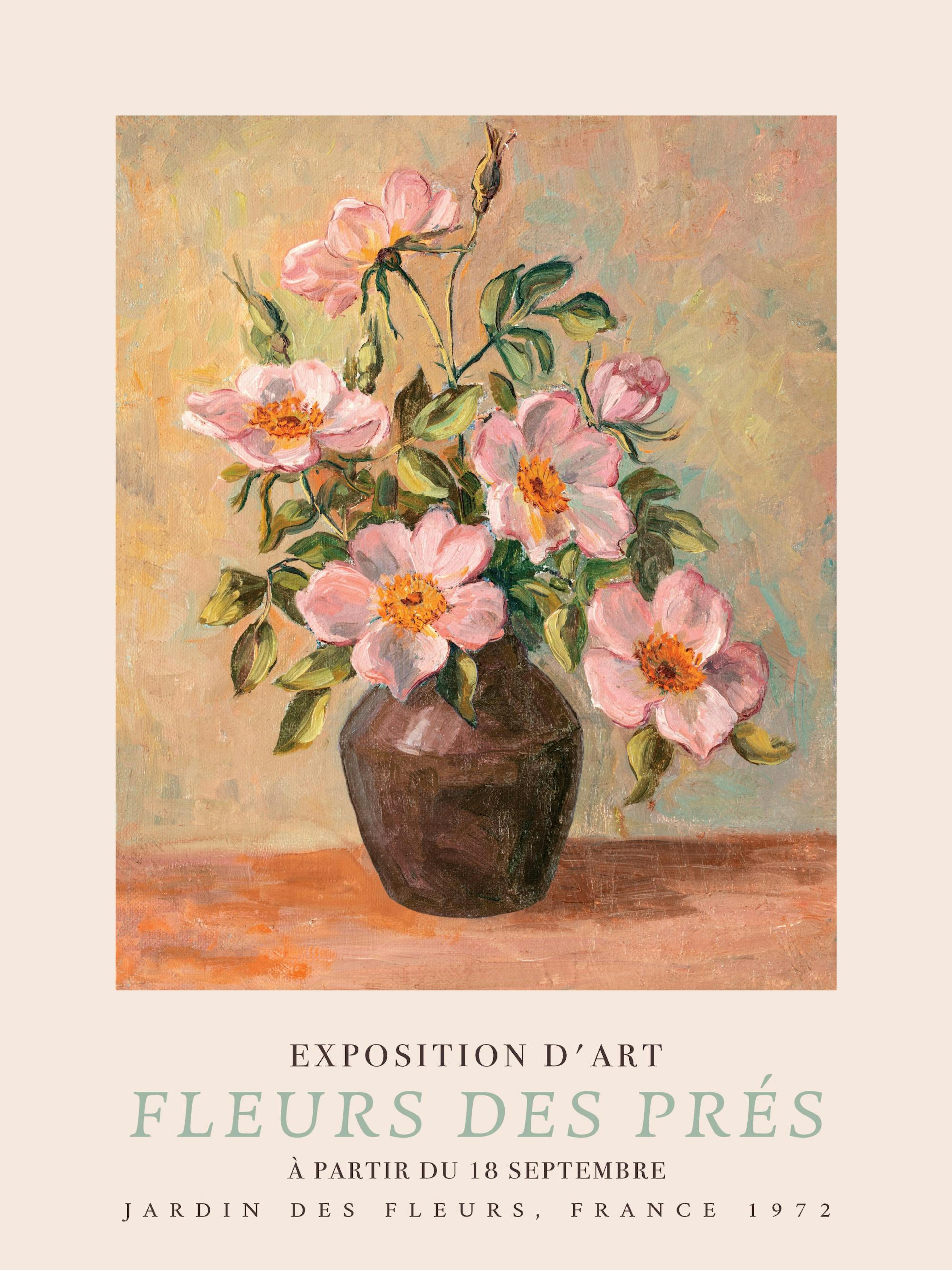 Fleurs des prés Plagát