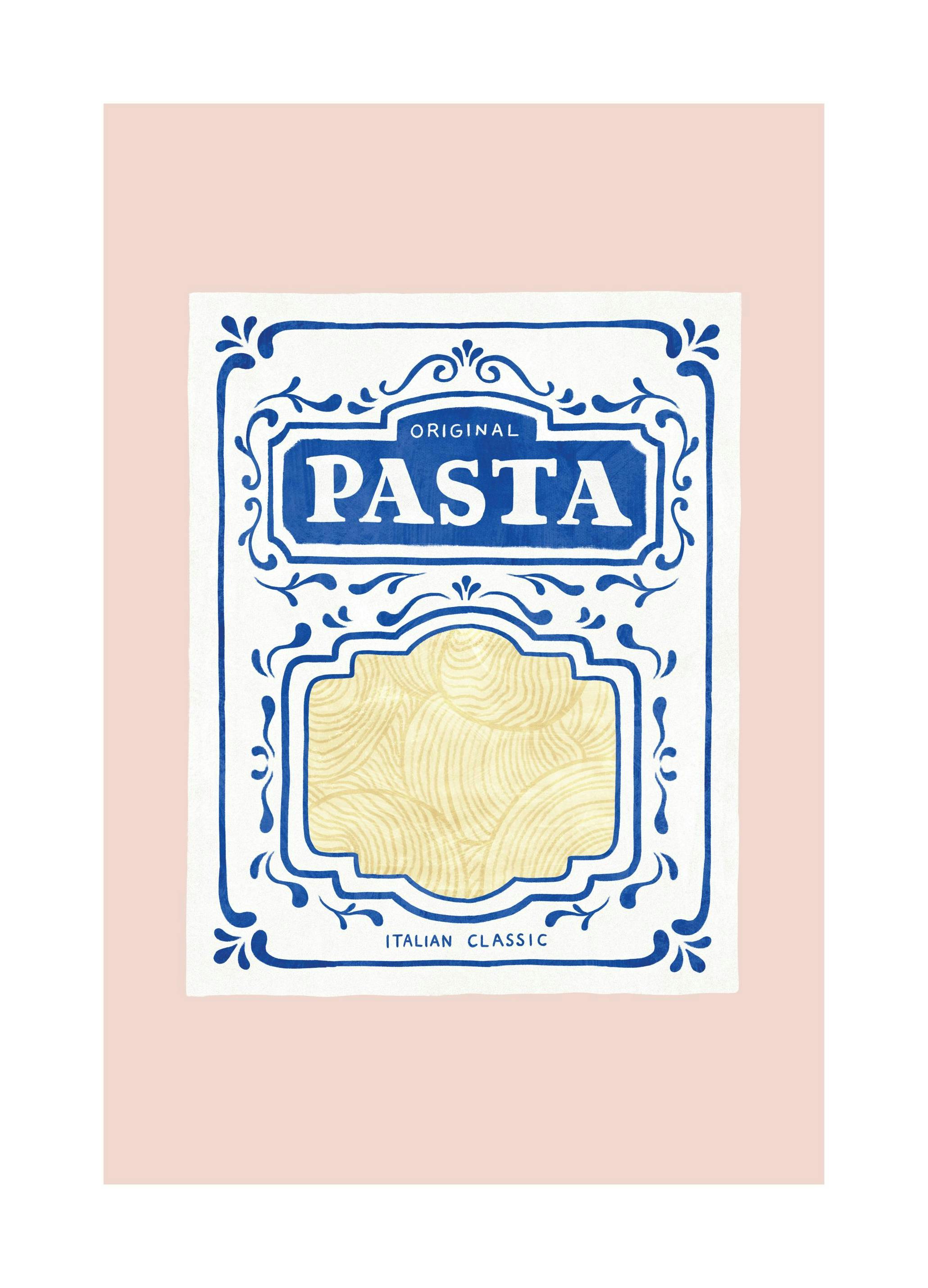 Prints - Pasta Illustration Print (30x40 cm) - Art prints